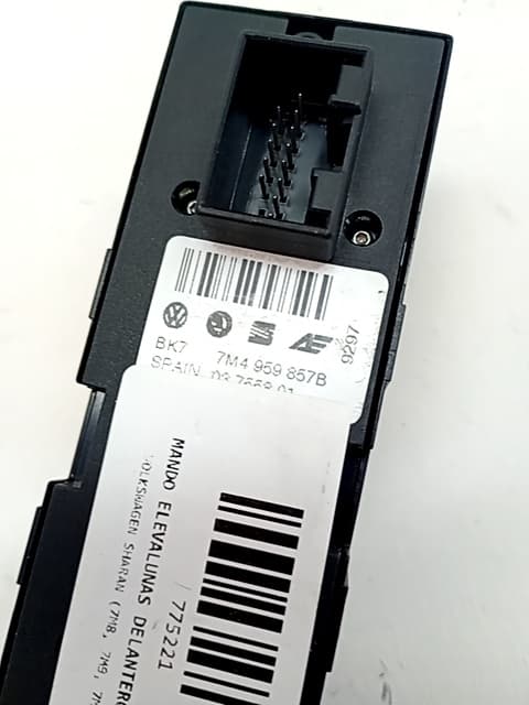 Mando elevalunas delantero izquierdo VOLKSWAGEN SHARAN (7M8, 7M9, 7M6)