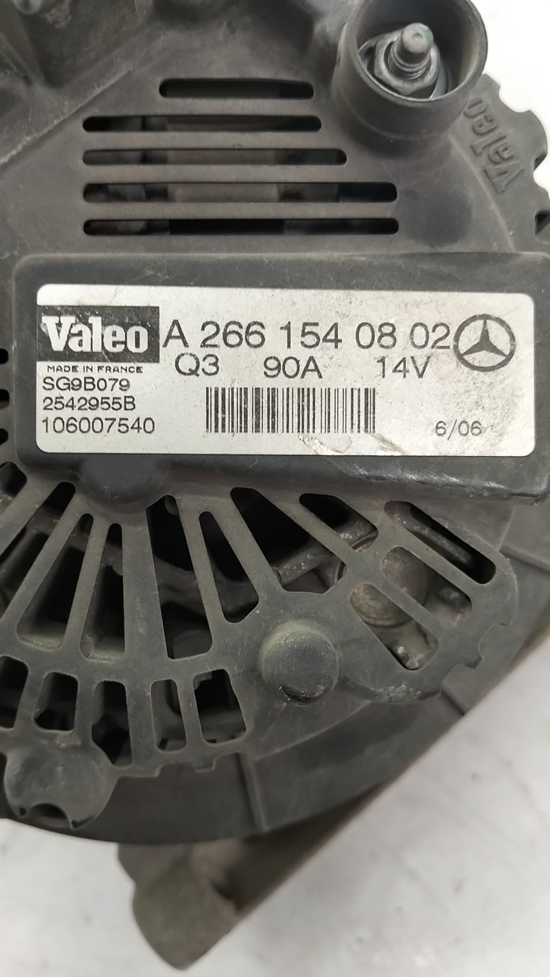 Alternador MERCEDES-BENZ CLASE A (W169) 2