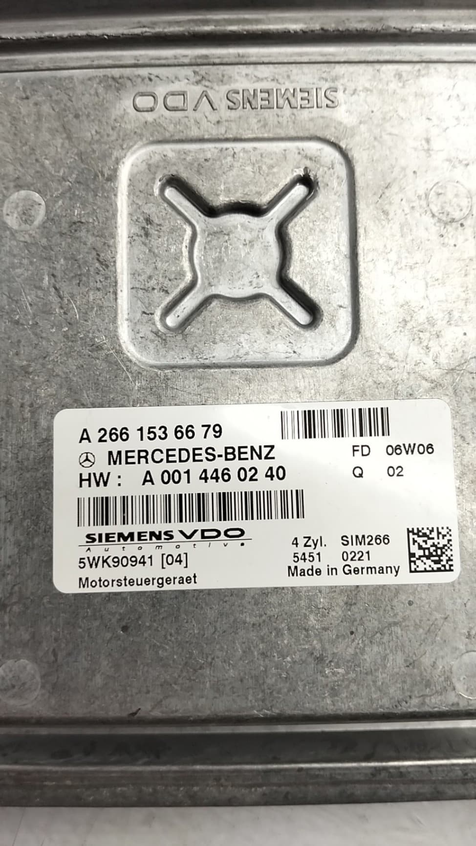 Centralita motor uce MERCEDES-BENZ CLASE A (W169) 2