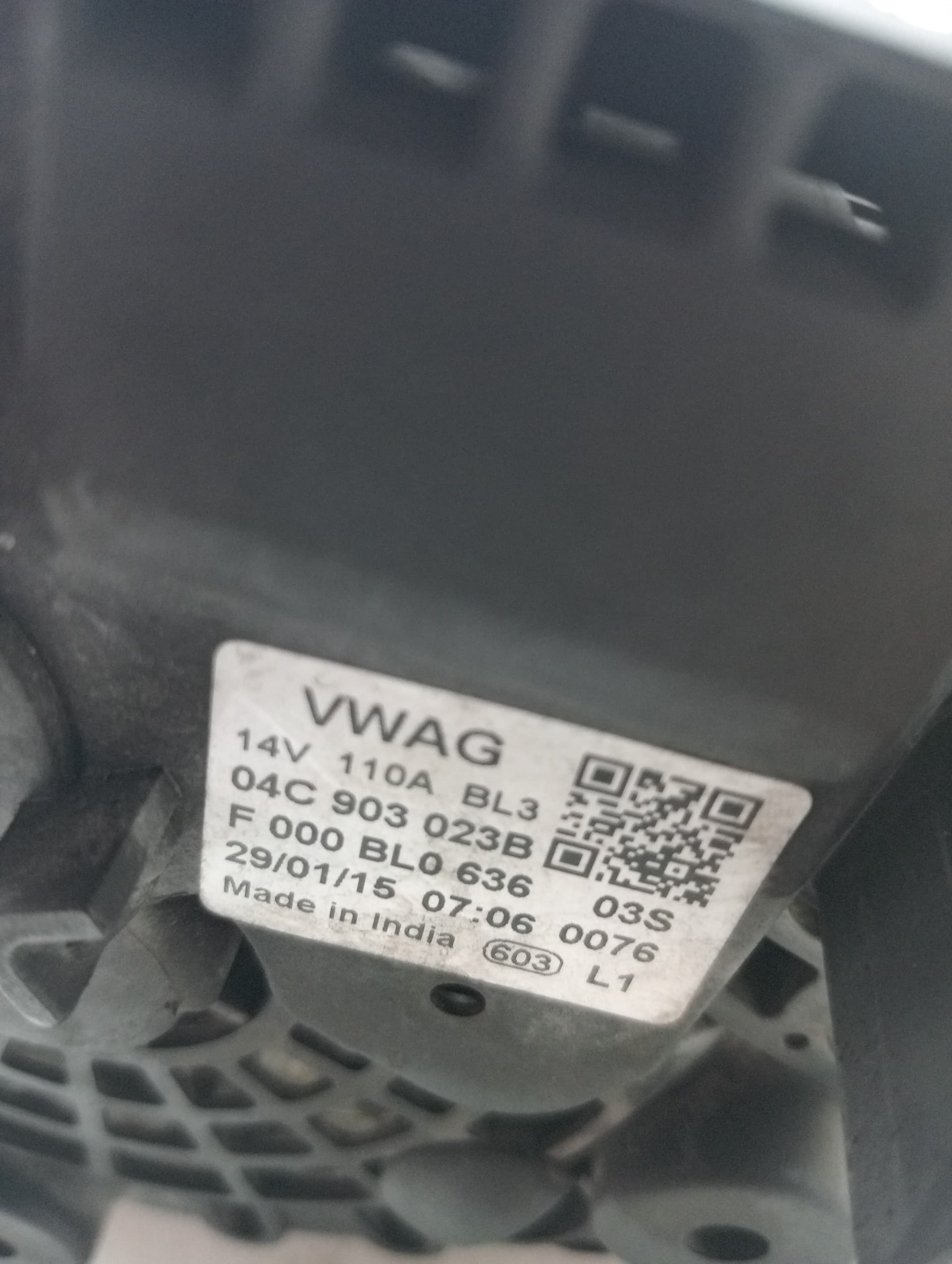Alternador SKODA CITIGO E IV (NE1) 3