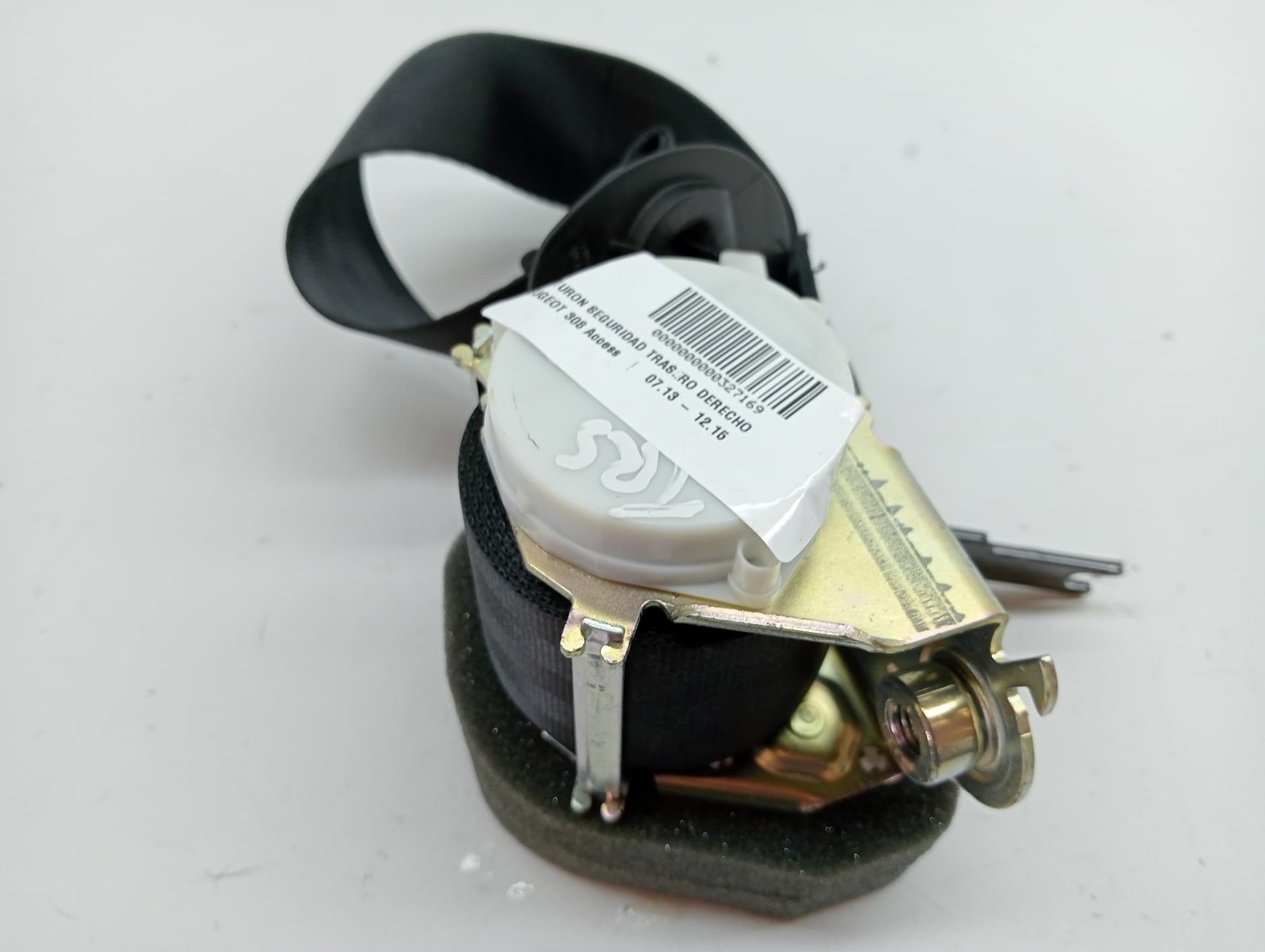 Cinturon seguridad trasero derecho PEUGEOT 308