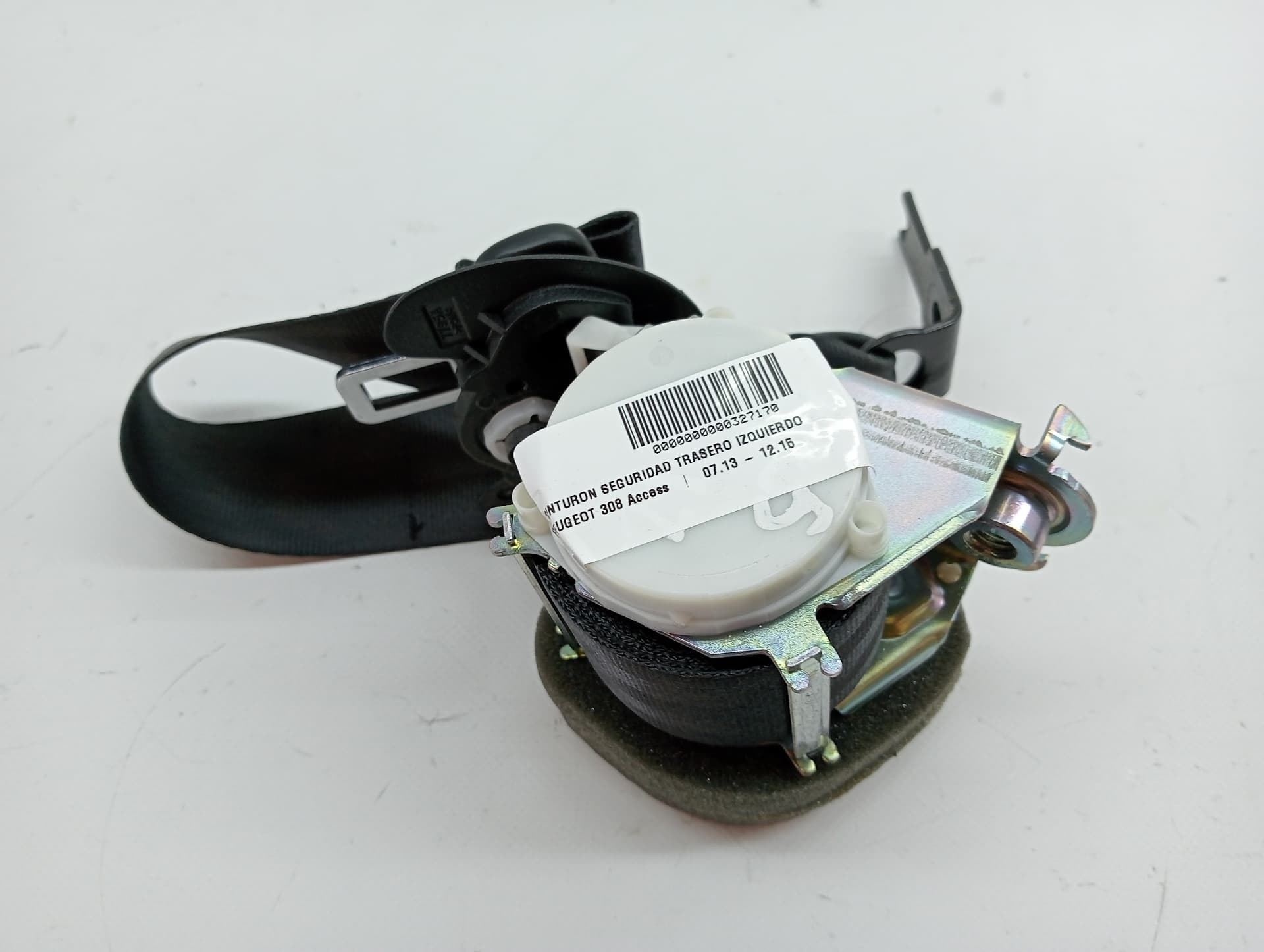 Cinturon seguridad trasero izquierdo PEUGEOT 308