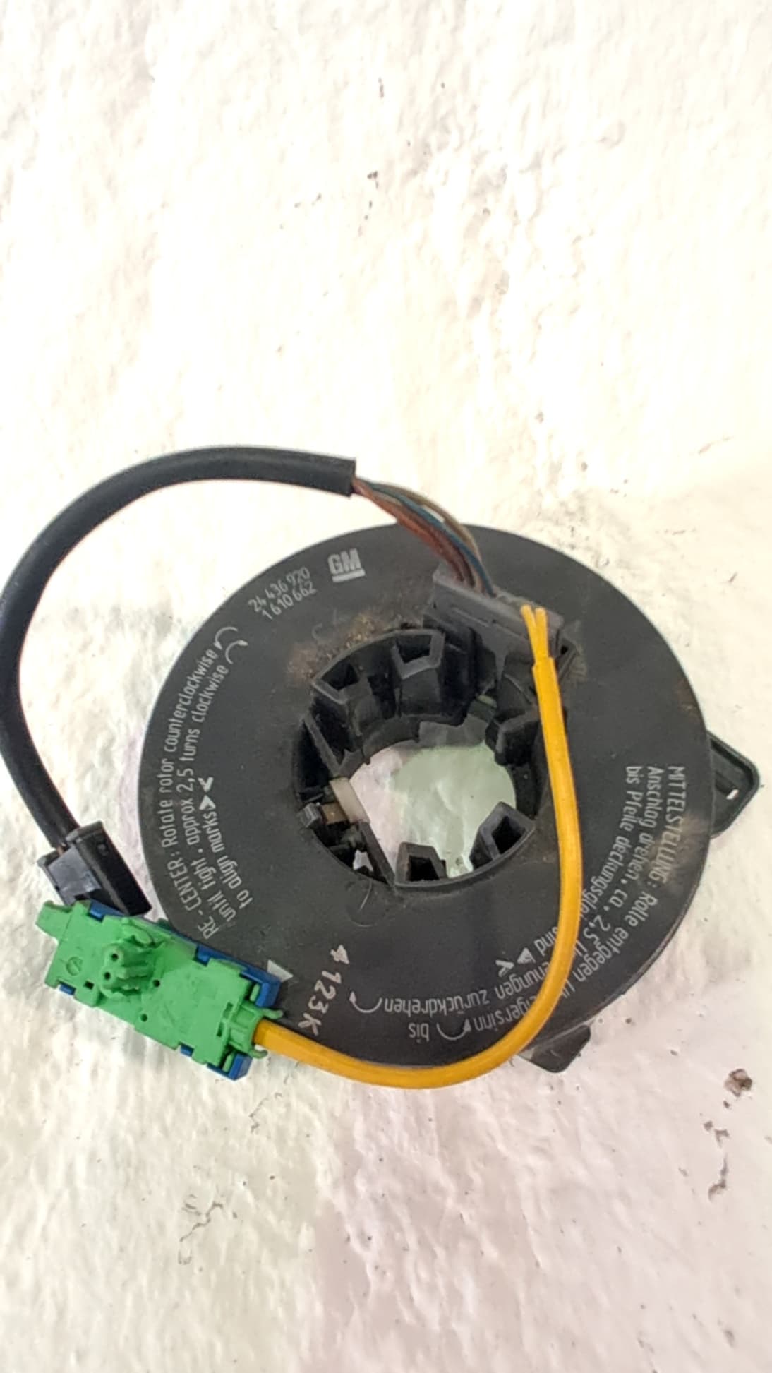 Anillo airbag OPEL ZAFIRA A 2