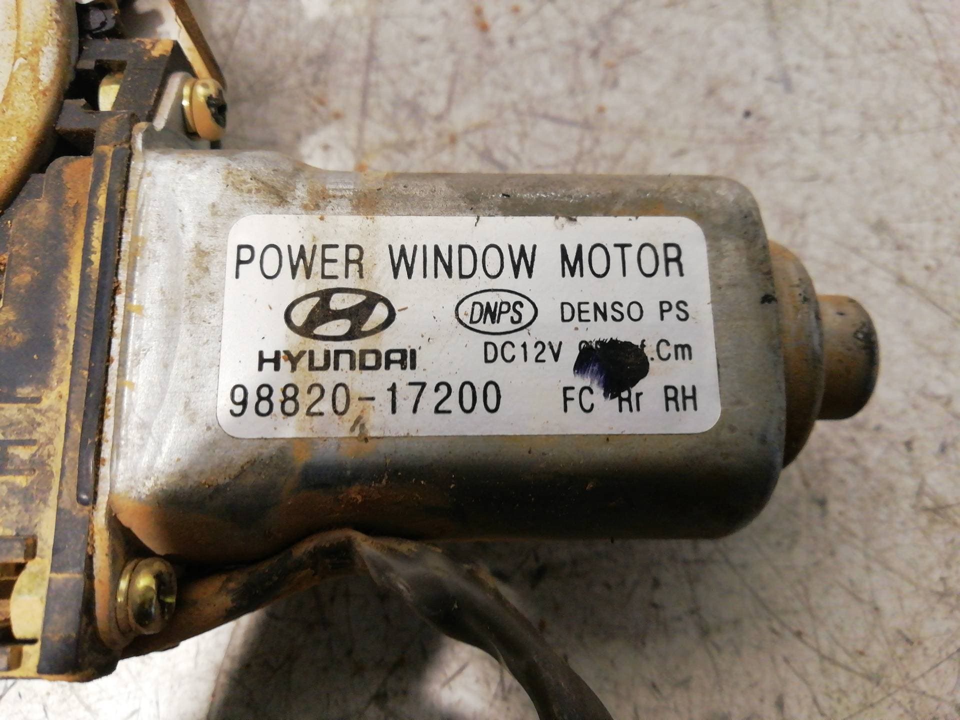 Elevalunas trasero derecho HYUNDAI MATRIX (FC) 2
