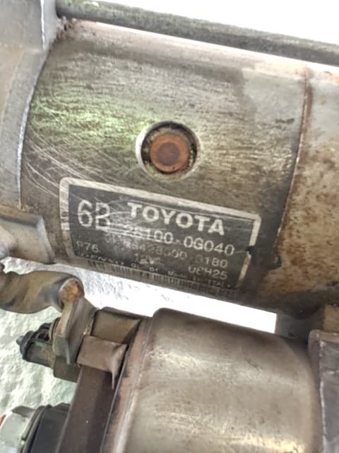 Motor arranque TOYOTA AVENSIS 3