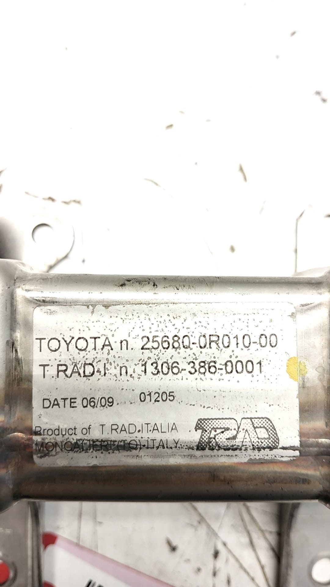 Enfriador egr TOYOTA AVENSIS 3