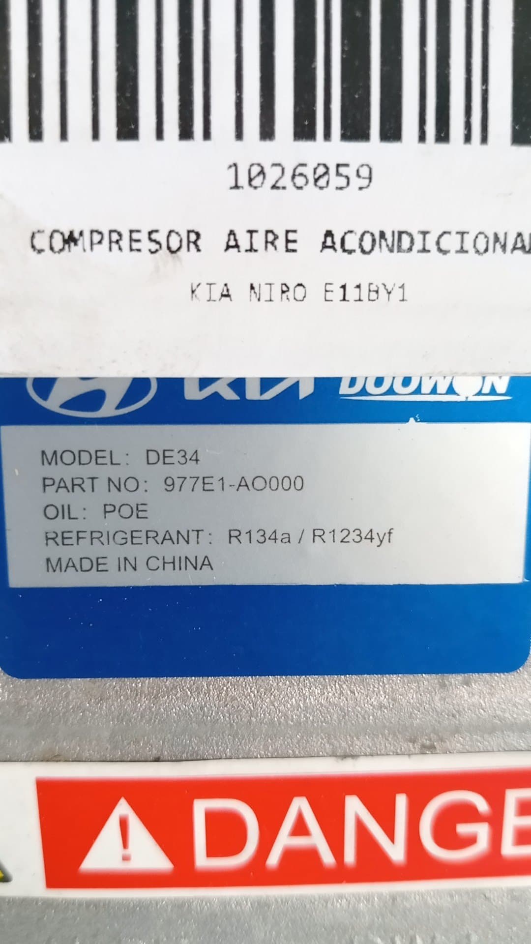 Recambio KIA NIRO ref. 97729AO000