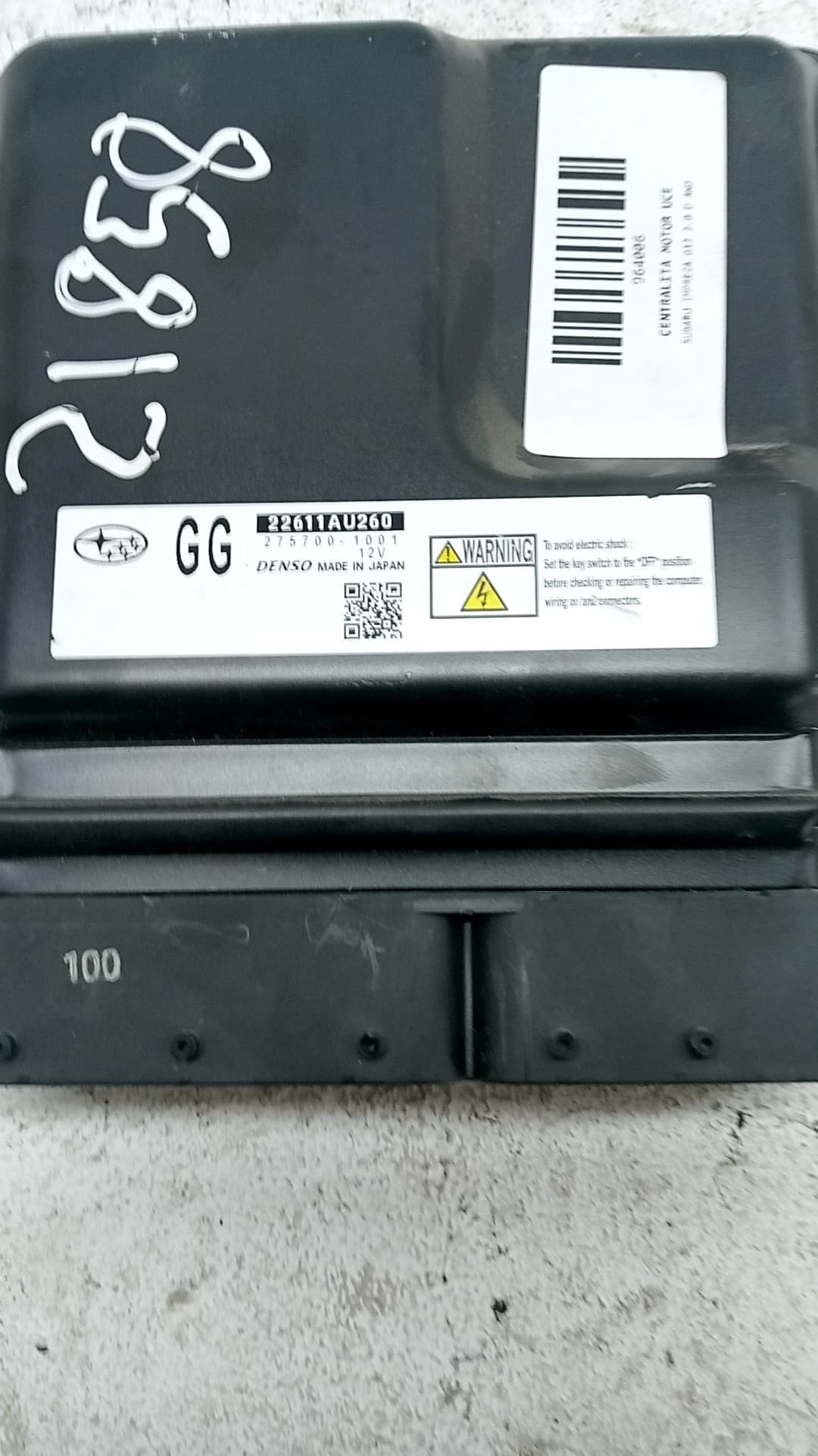Centralita motor uce SUBARU IMPREZA G12 2