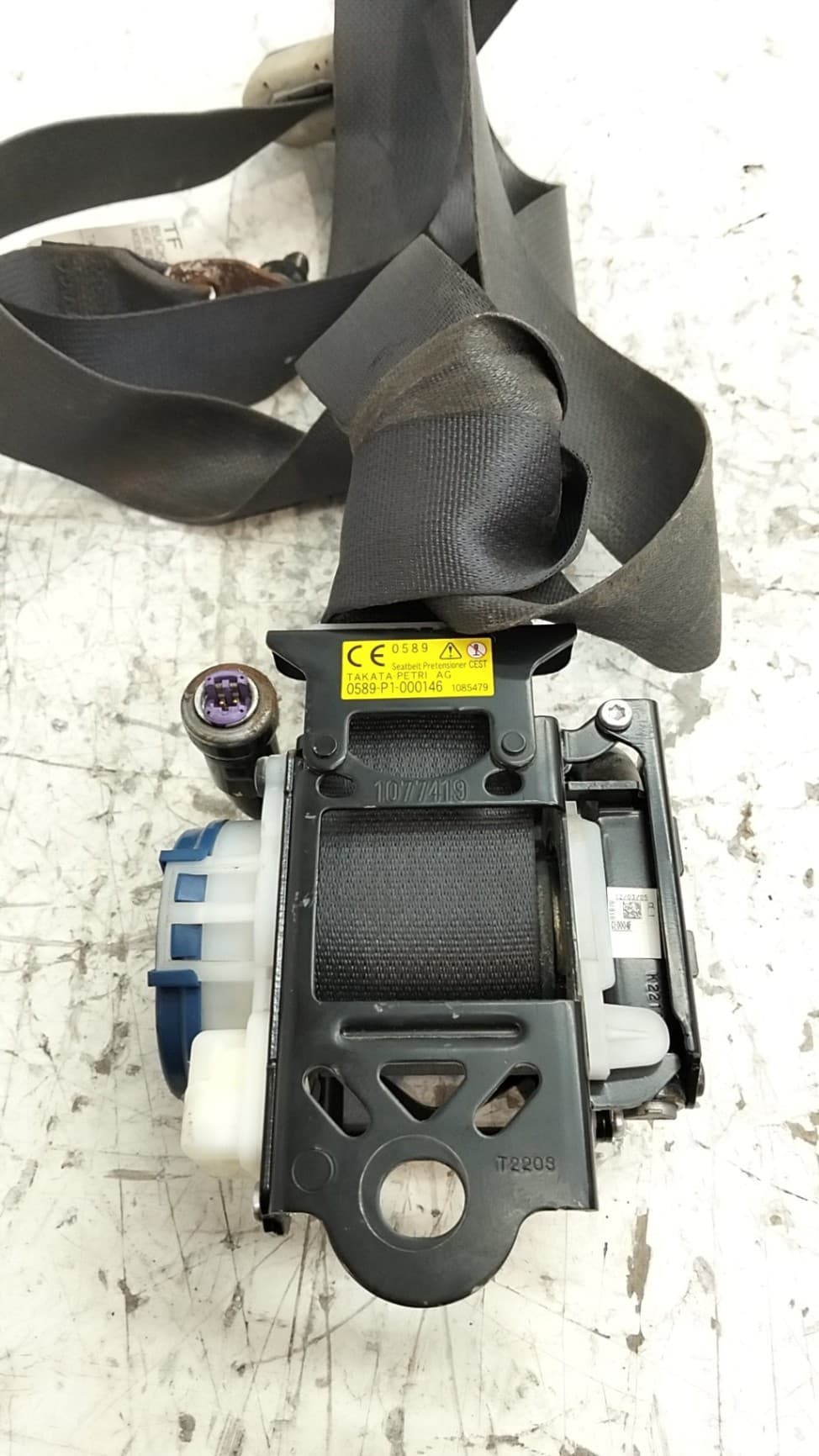 Cinturon seguridad delantero izquierdo SUBARU IMPREZA G12 3
