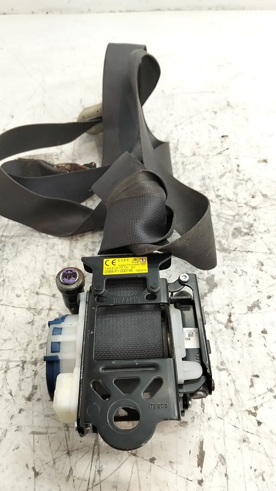 Cinturon seguridad delantero izquierdo SUBARU IMPREZA G12 2