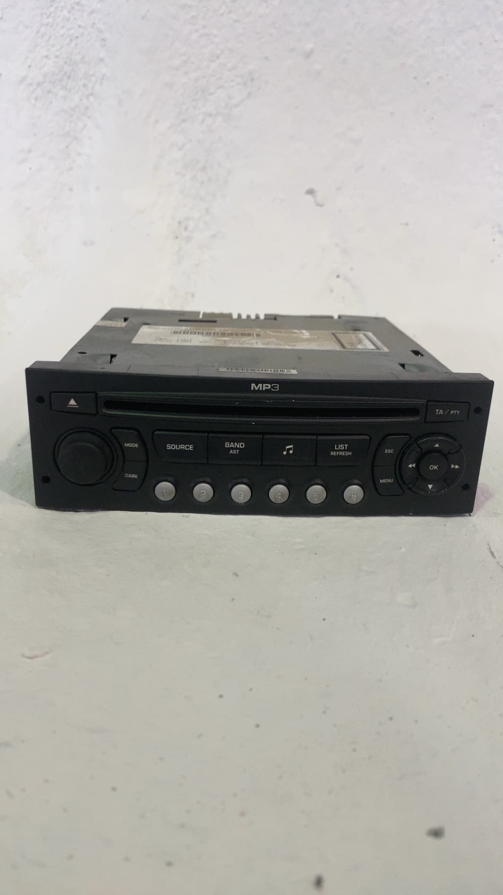 Sistema audio / radio cd CITROEN C4 BERLINA