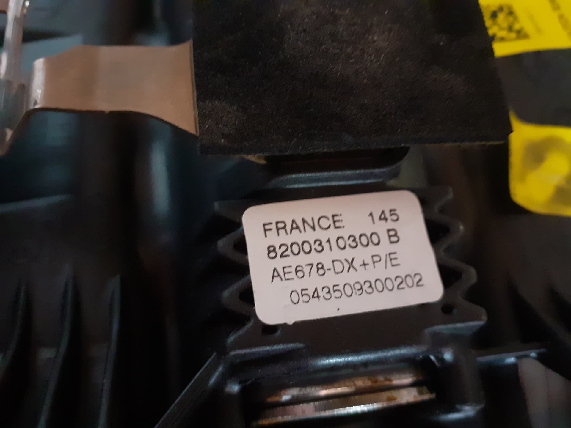 Airbag delantero izquierdo RENAULT SCENIC II 2