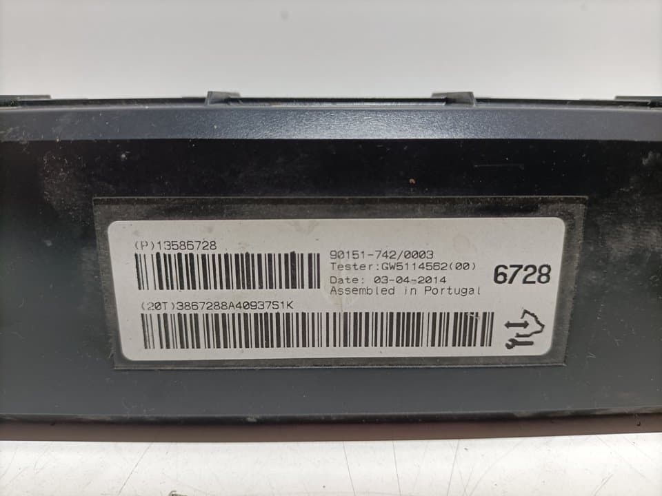 Recambio OPEL ASTRA J SPORTS TOURER ref. 901517420003 2
