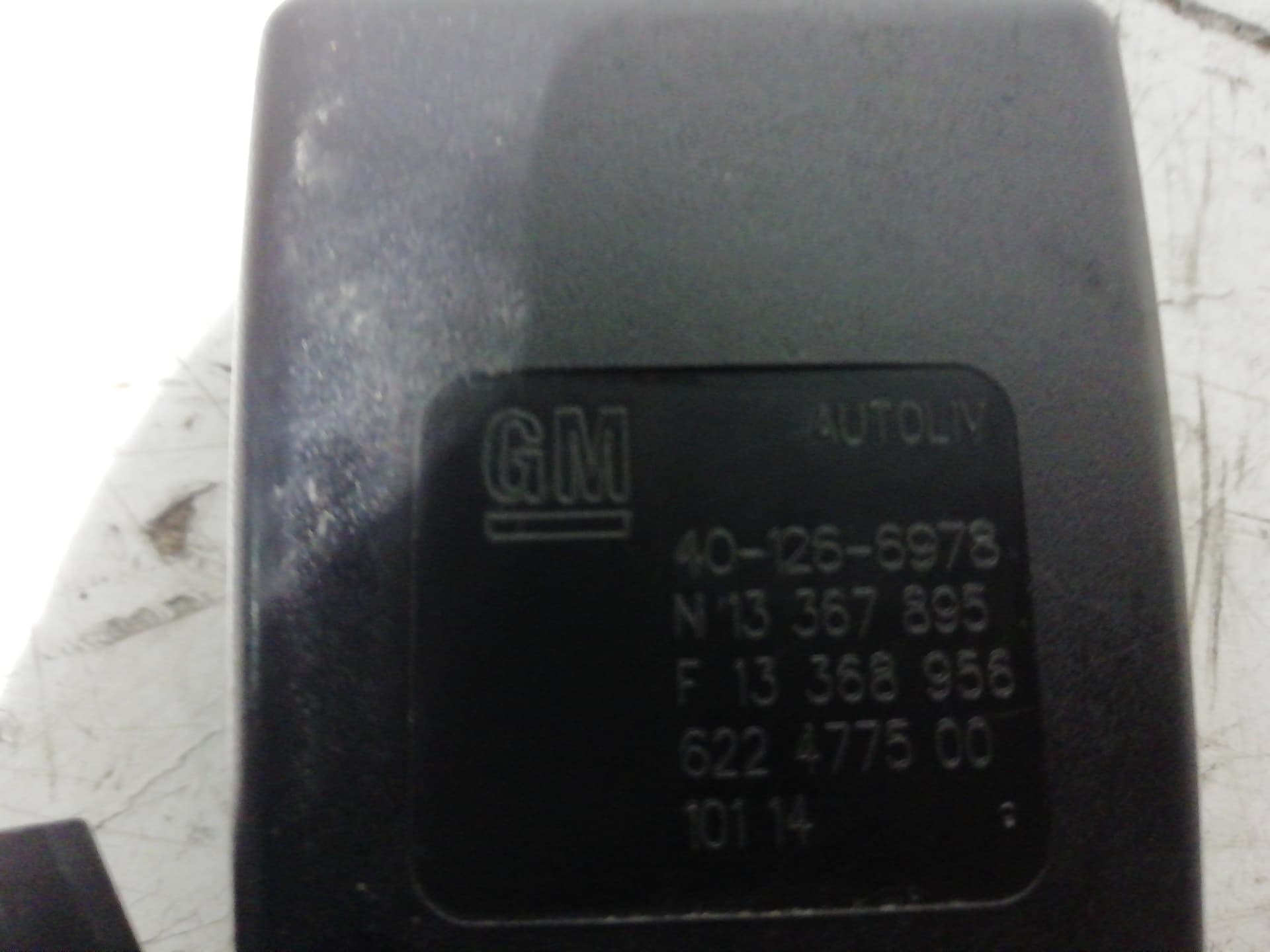 Cinturon seguridad delantero derecho OPEL ASTRA J SPORTS TOURER 2