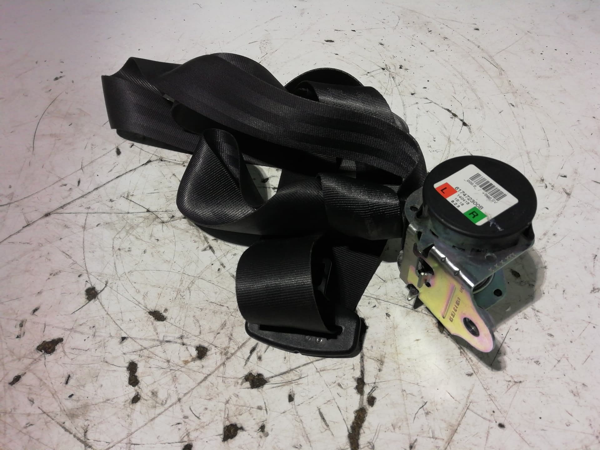 Cinturon seguridad trasero derecho OPEL ASTRA J SPORTS TOURER