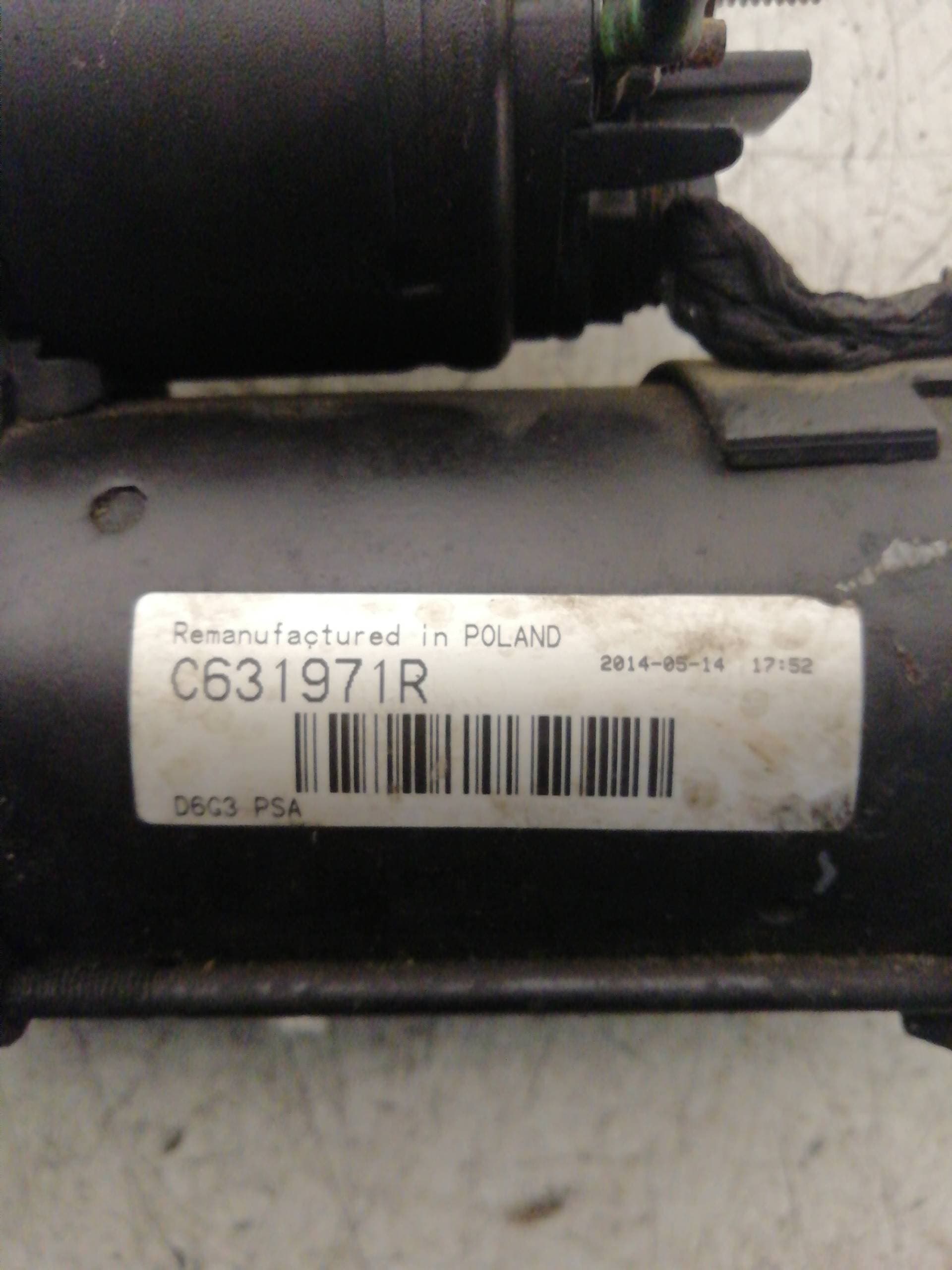 Motor arranque CITROEN C4 COUPE 2
