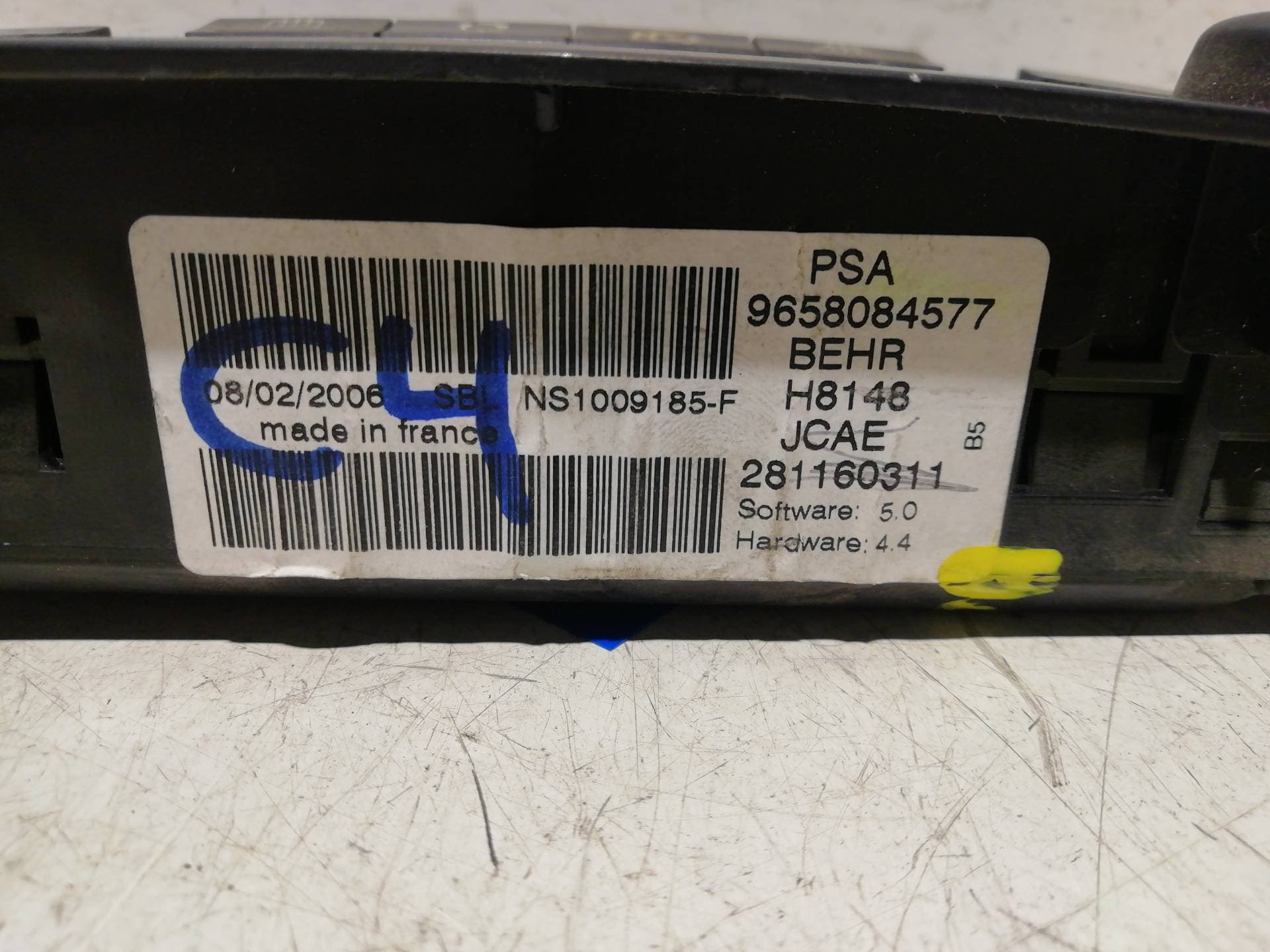 Mando climatizador CITROEN C4 COUPE 2