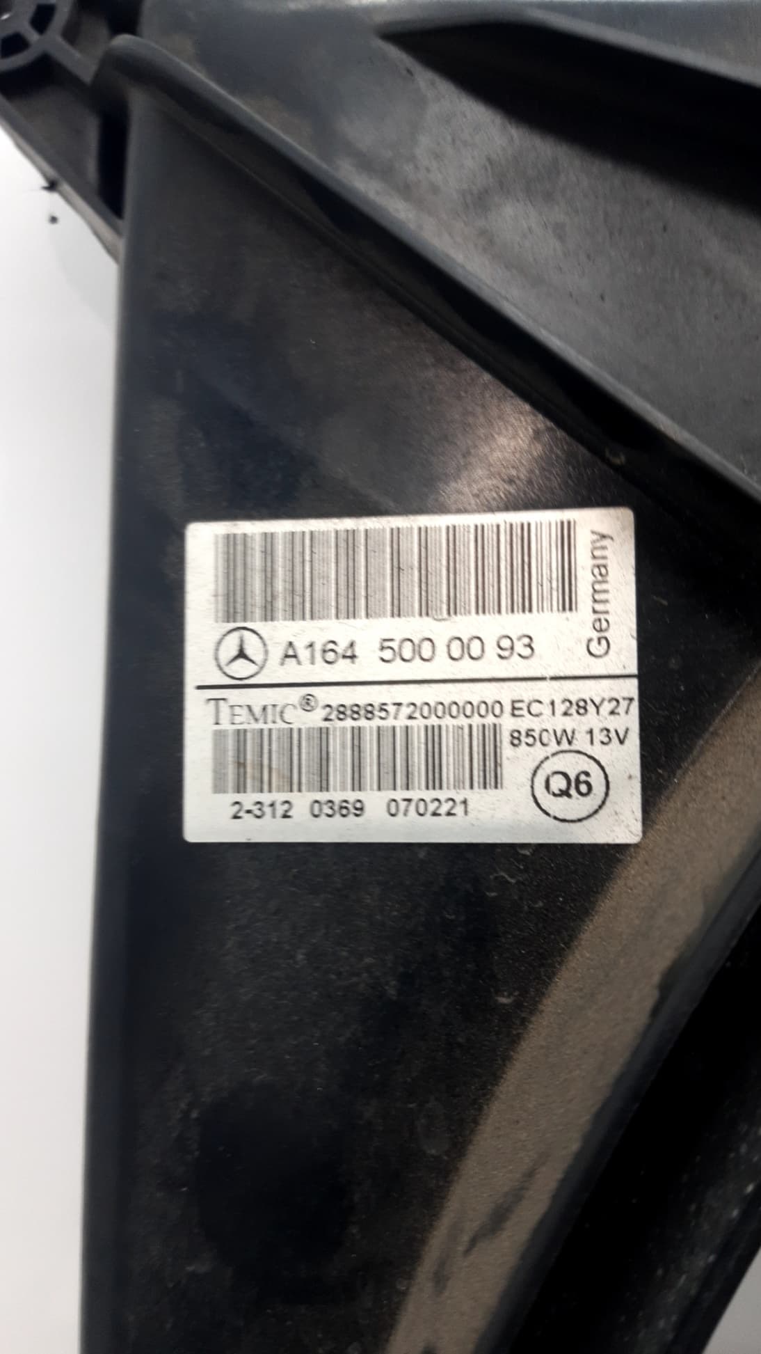 Electroventilador MERCEDES-BENZ CLASE GL (X164) 3