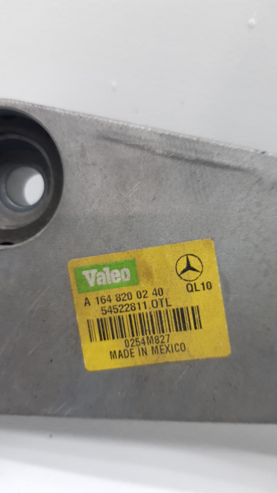 Motor limpia delantero MERCEDES-BENZ CLASE GL (X164) 2