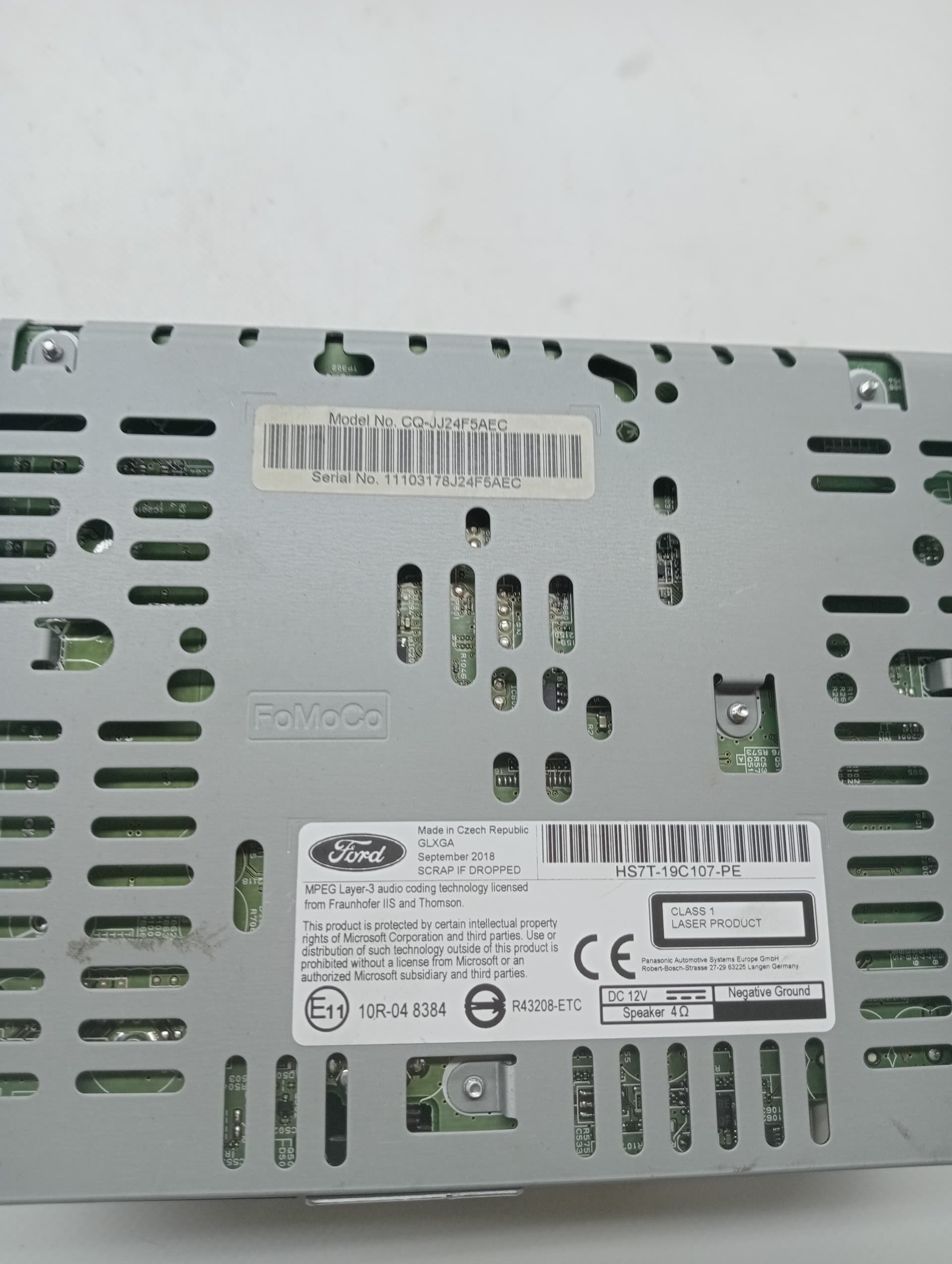 Sistema audio / radio cd FORD MONDEO TURN. 2