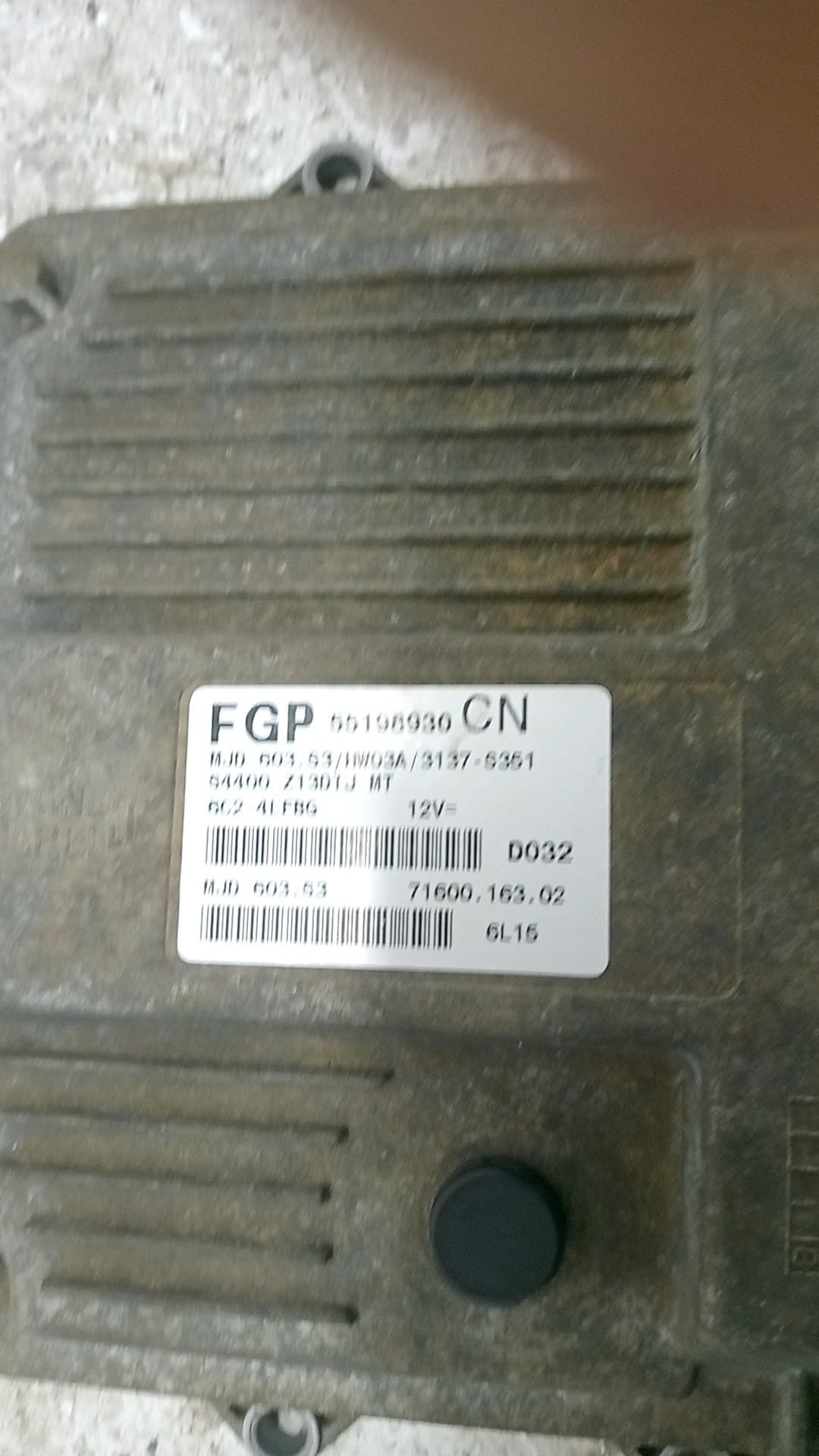 Centralita motor uce OPEL CORSA D 2