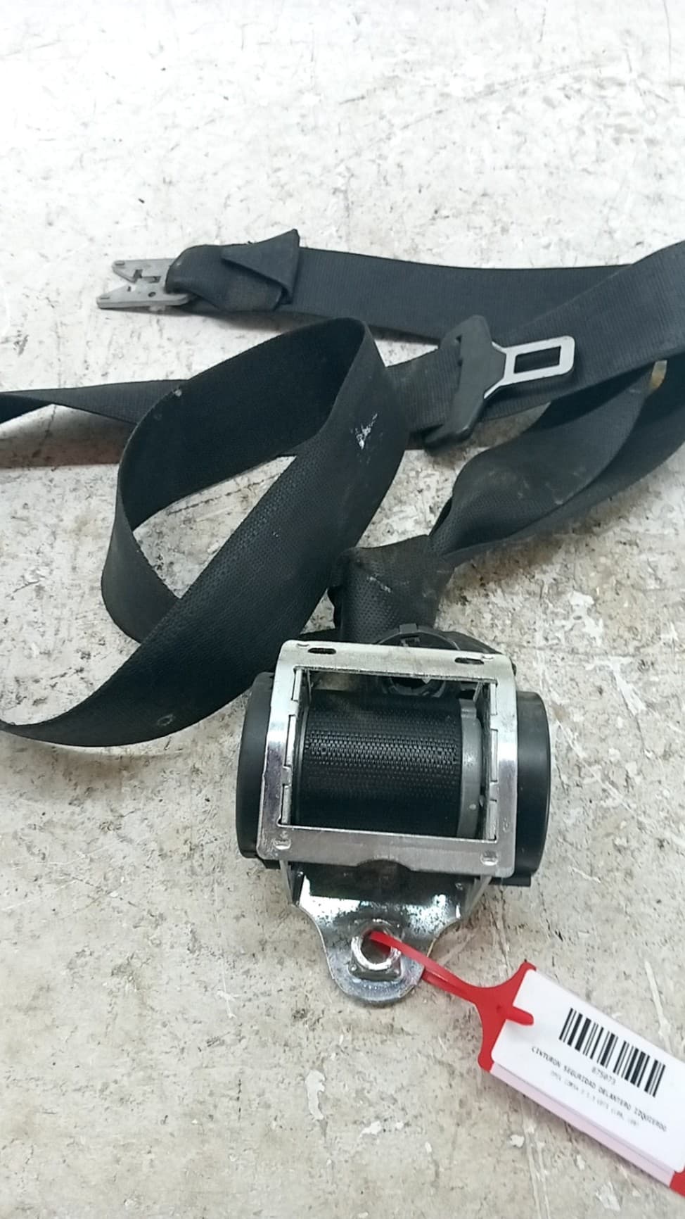 Cinturon seguridad delantero izquierdo OPEL CORSA D