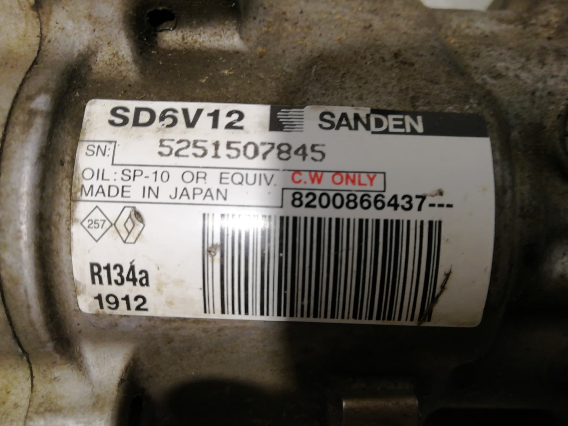 Recambio OPEL VECTRA C BERLINA ref. 8200866437 3