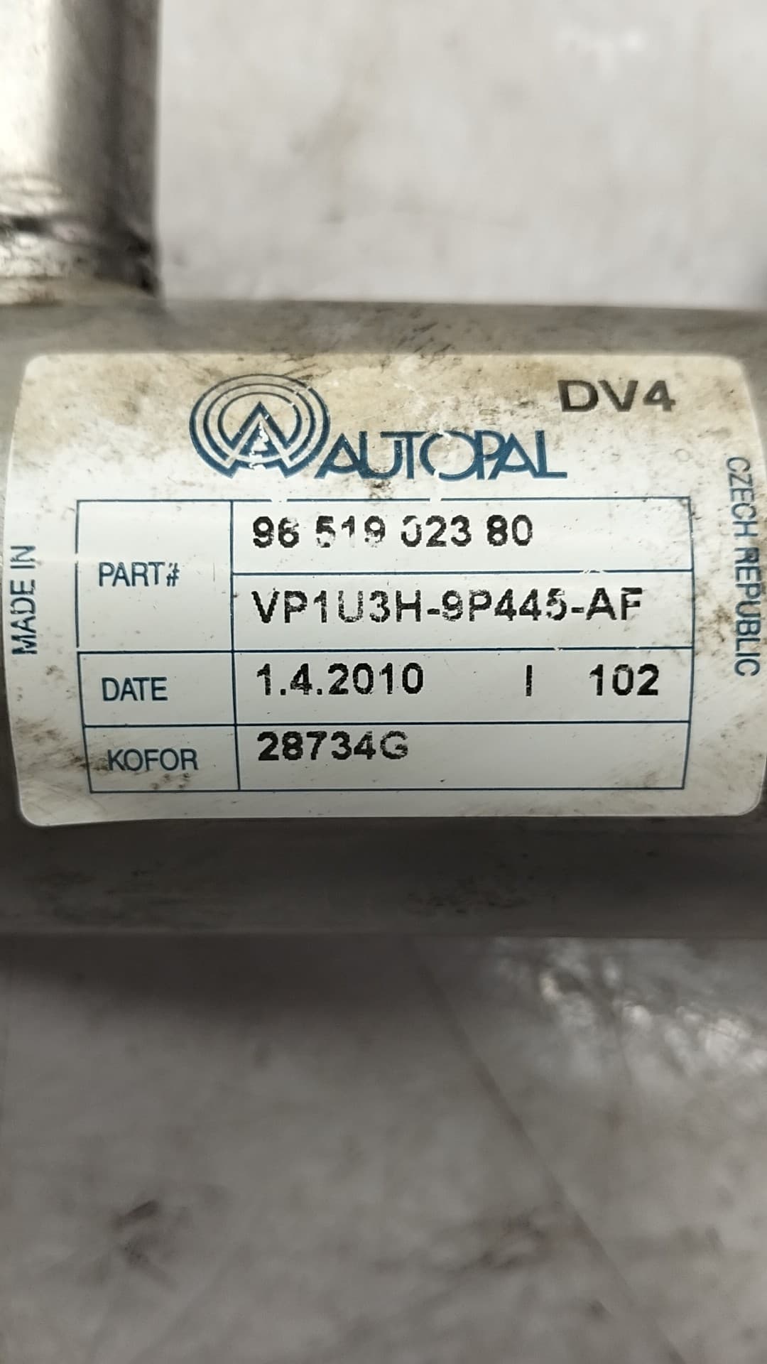 Enfriador egr CITROEN NEMO 2