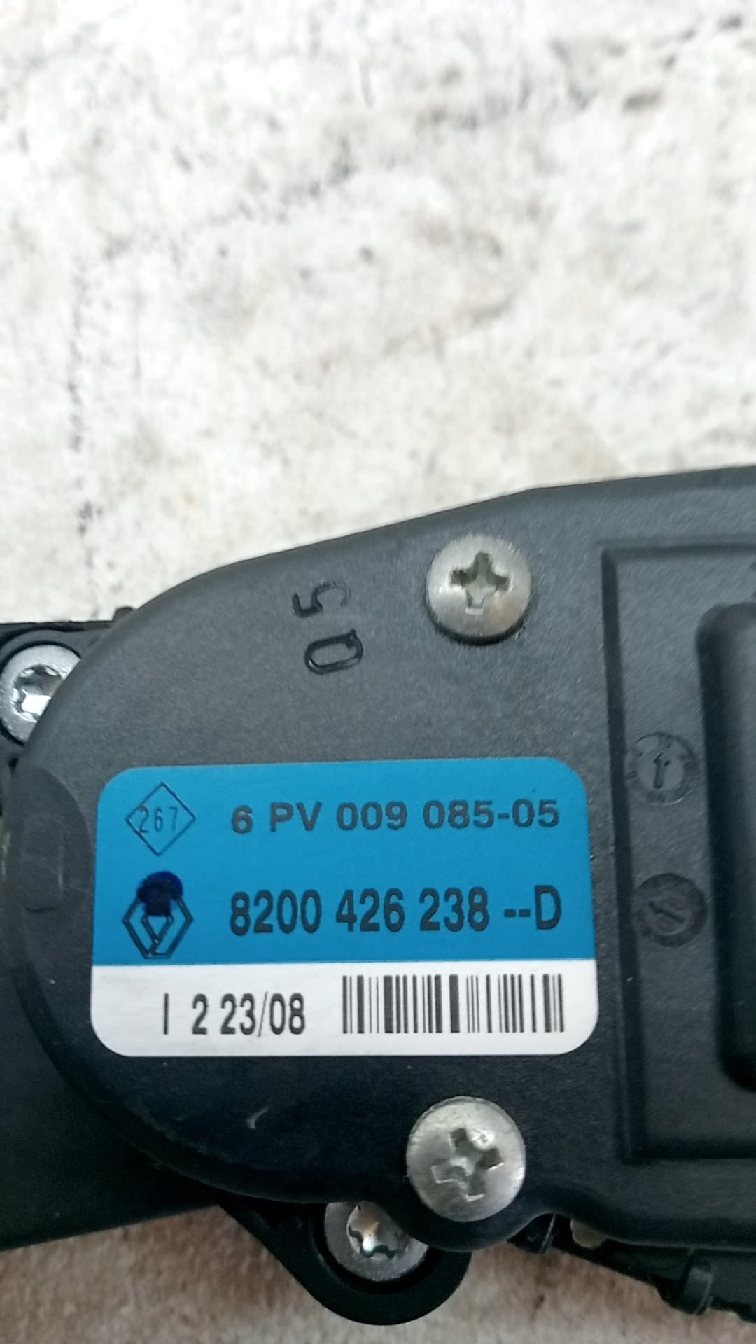 Pedal acelerador RENAULT TWINGO (CO6) 3