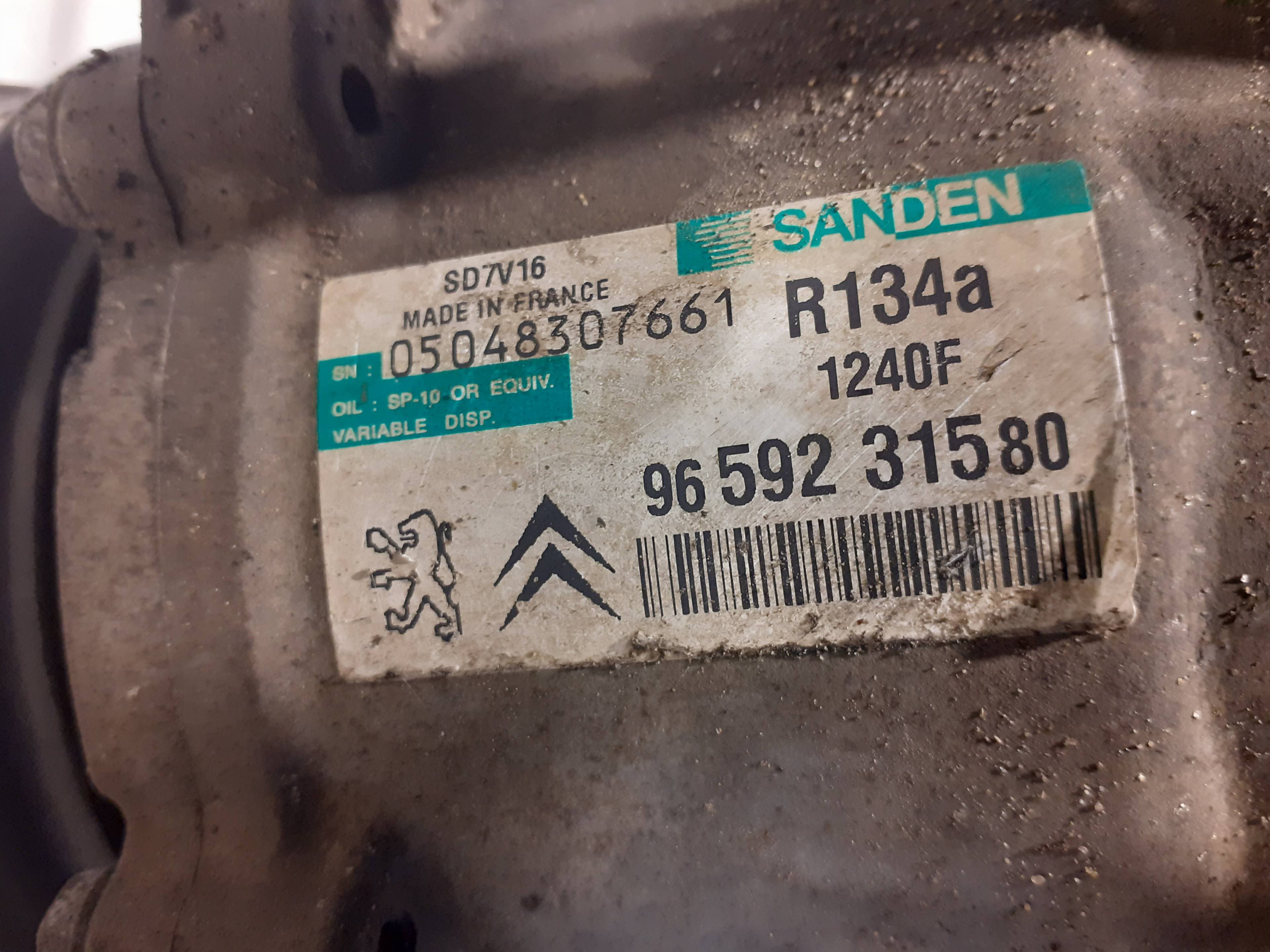 Recambio CITROEN BERLINGO ref. 9659231580 2