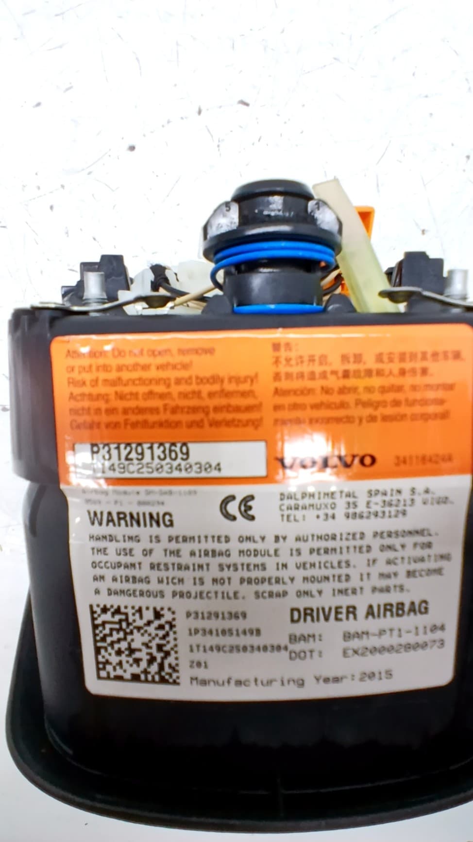 Airbag delantero izquierdo VOLVO V40 CROSS COUNTRY 4