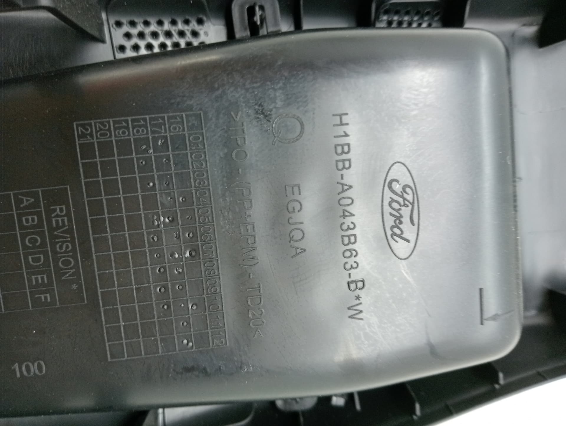 Plastico FORD FIESTA (CE1) 2