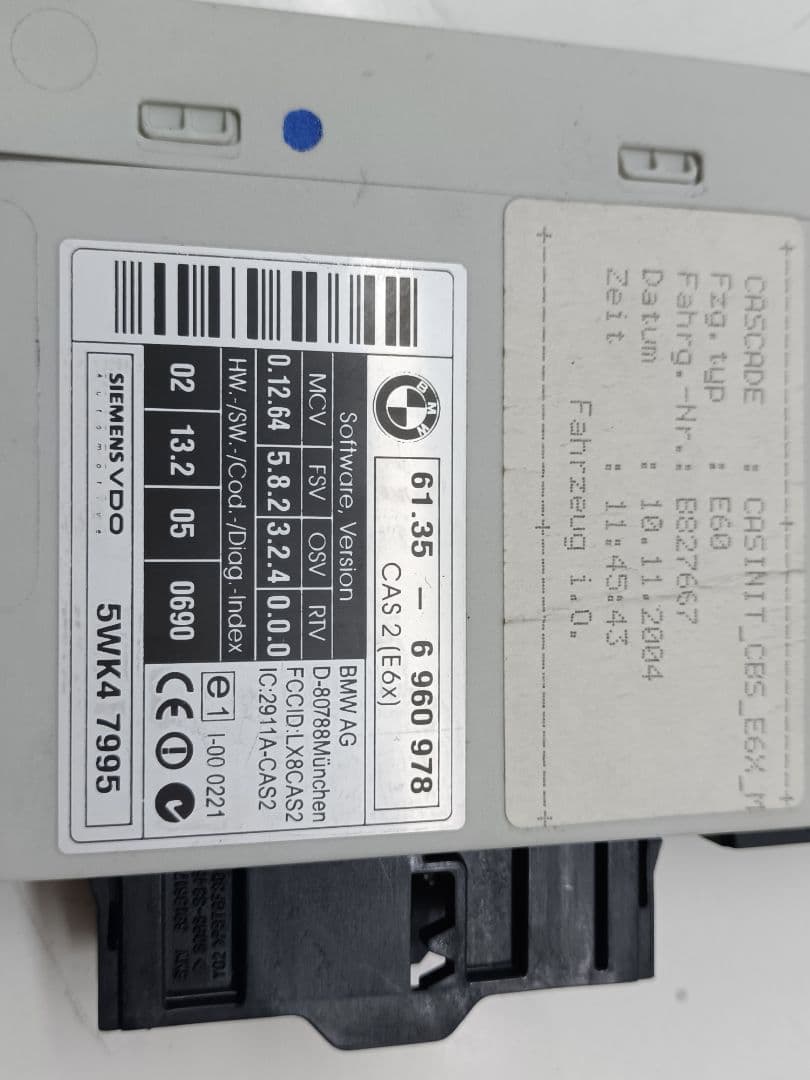 Modulo electronico BMW SERIE 5 BERLINA (E60) 2