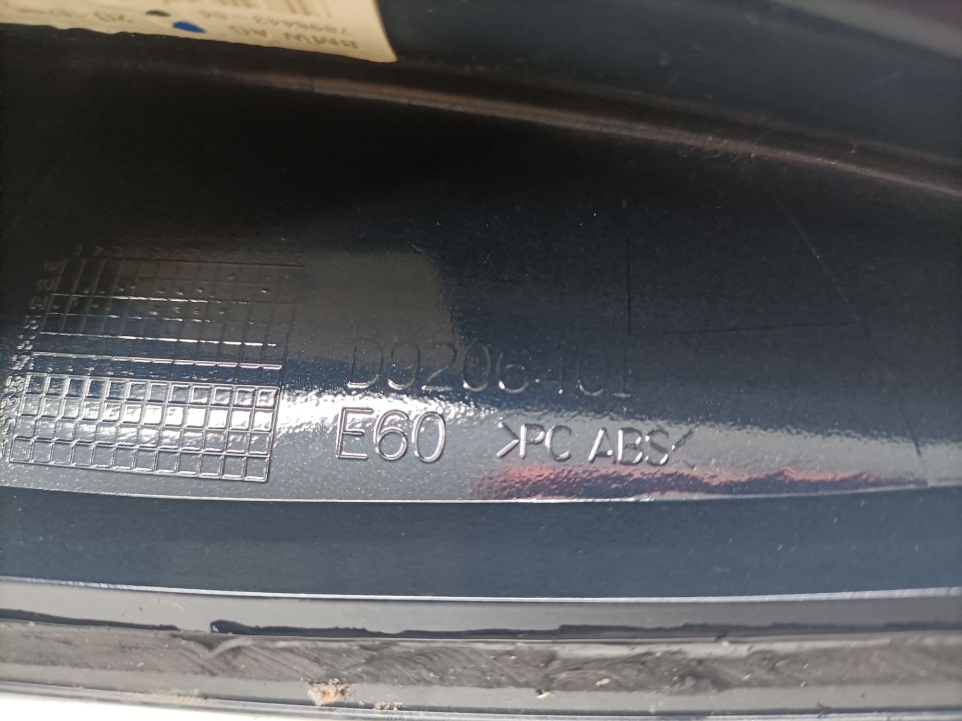Plastico BMW SERIE 5 BERLINA (E60) 2