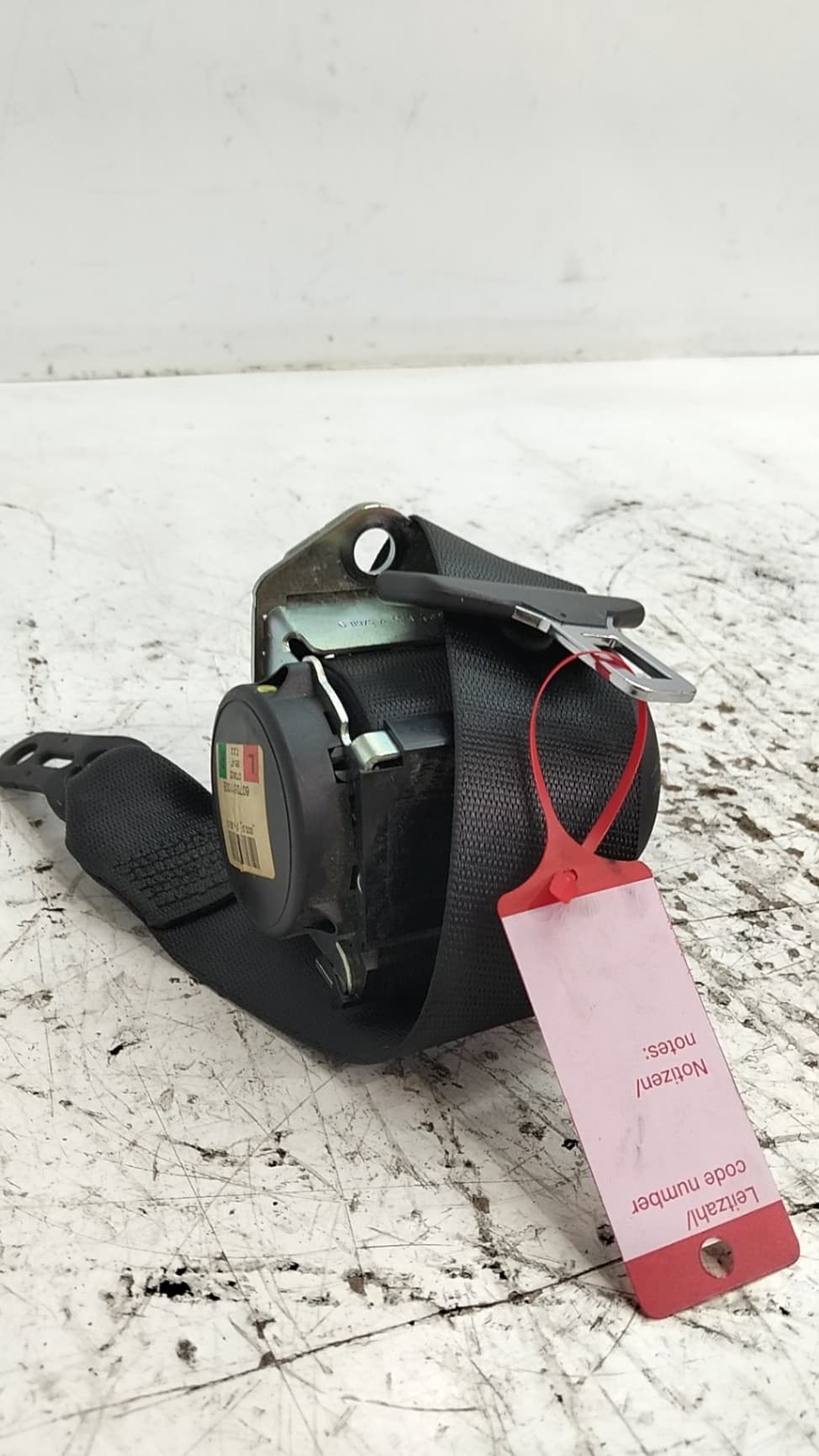 Cinturon seguridad trasero derecho BMW 3 COUPE (E92)