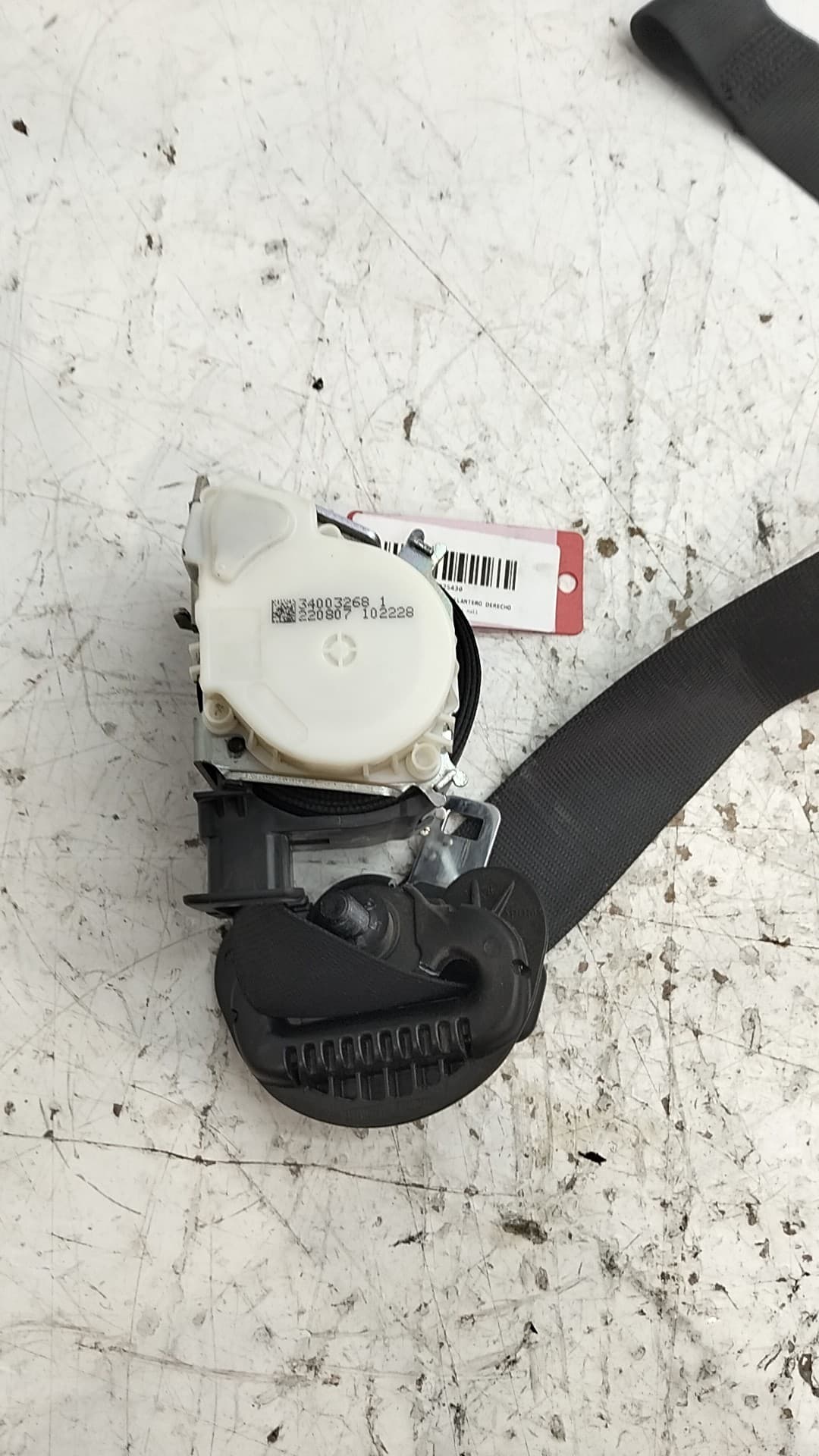 Cinturon seguridad delantero derecho BMW 3 COUPE (E92)