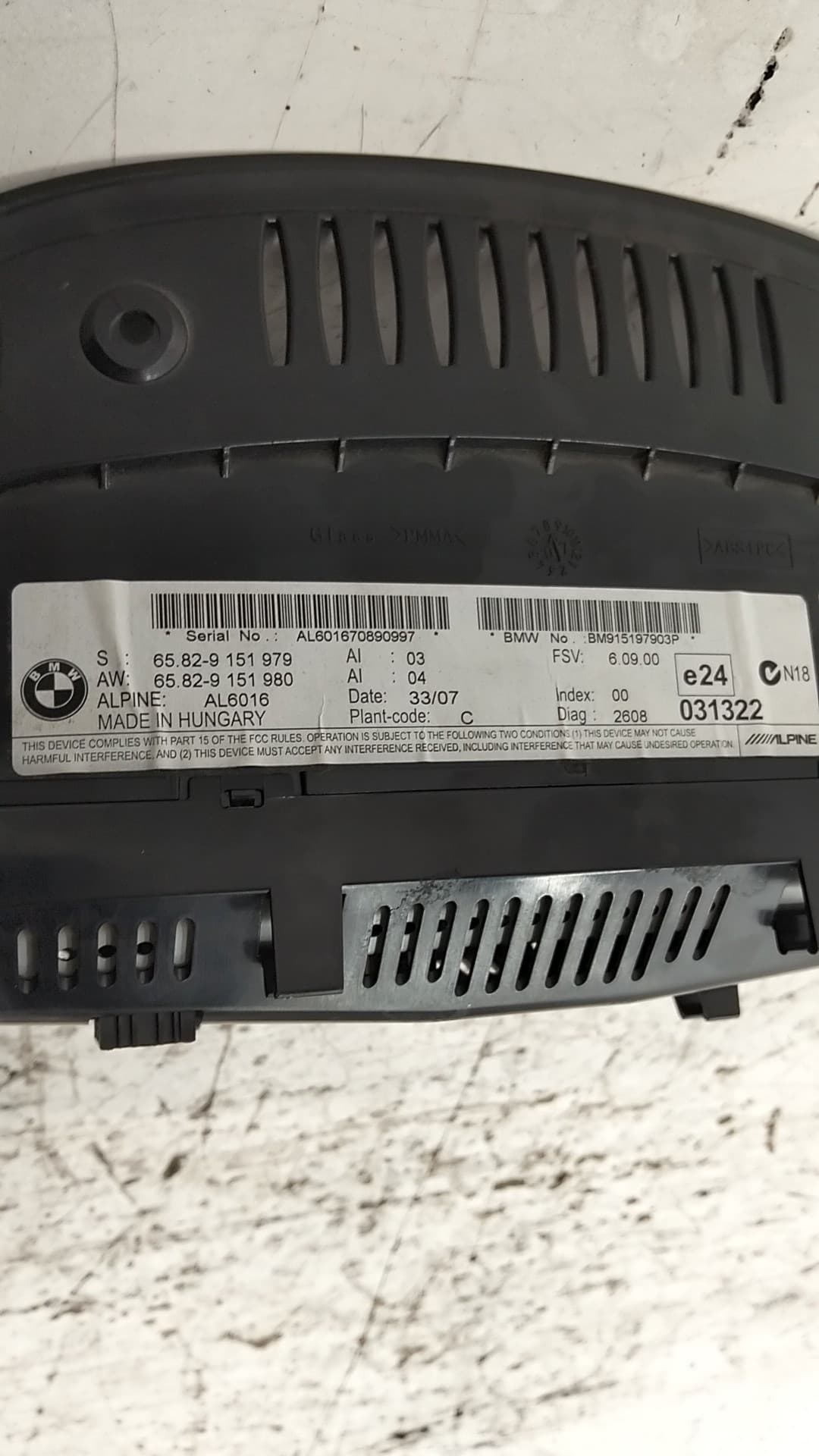 Pantalla multifuncion BMW 3 COUPE (E92) 2