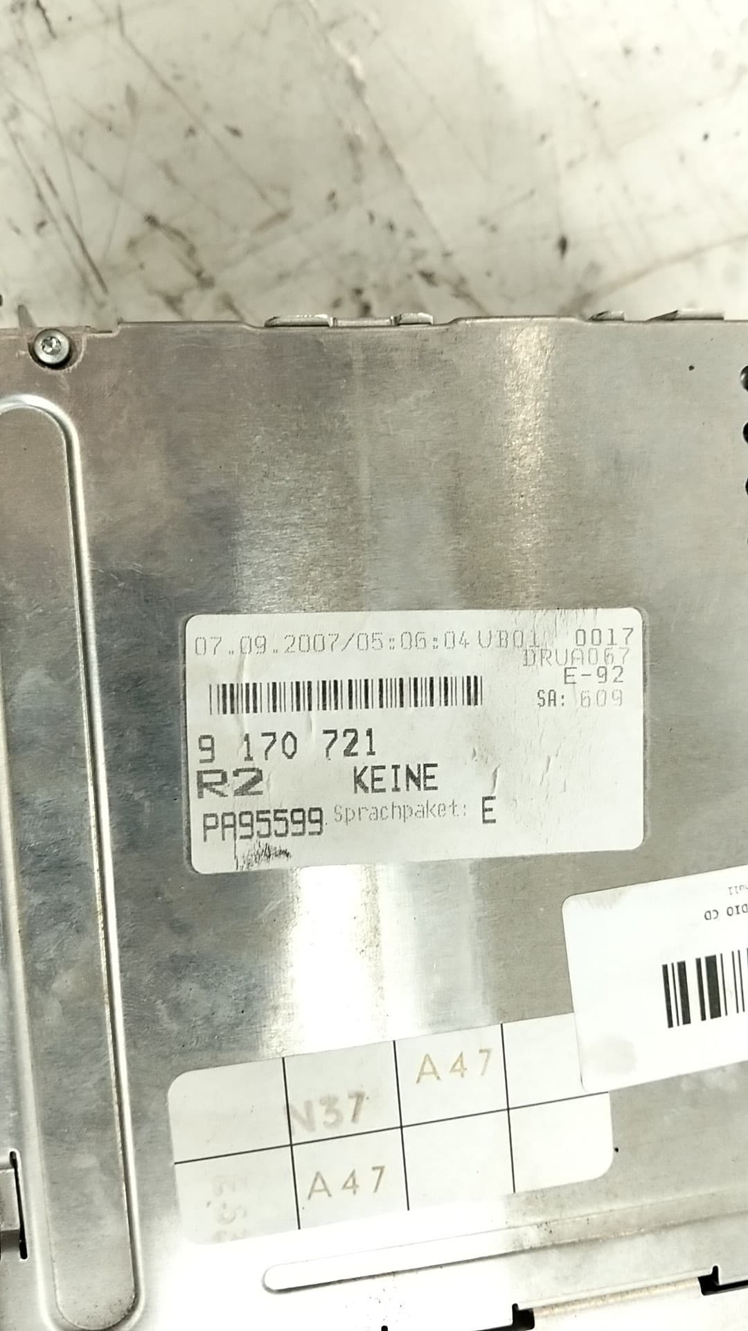 Sistema audio / radio cd BMW 3 COUPE (E92) 2