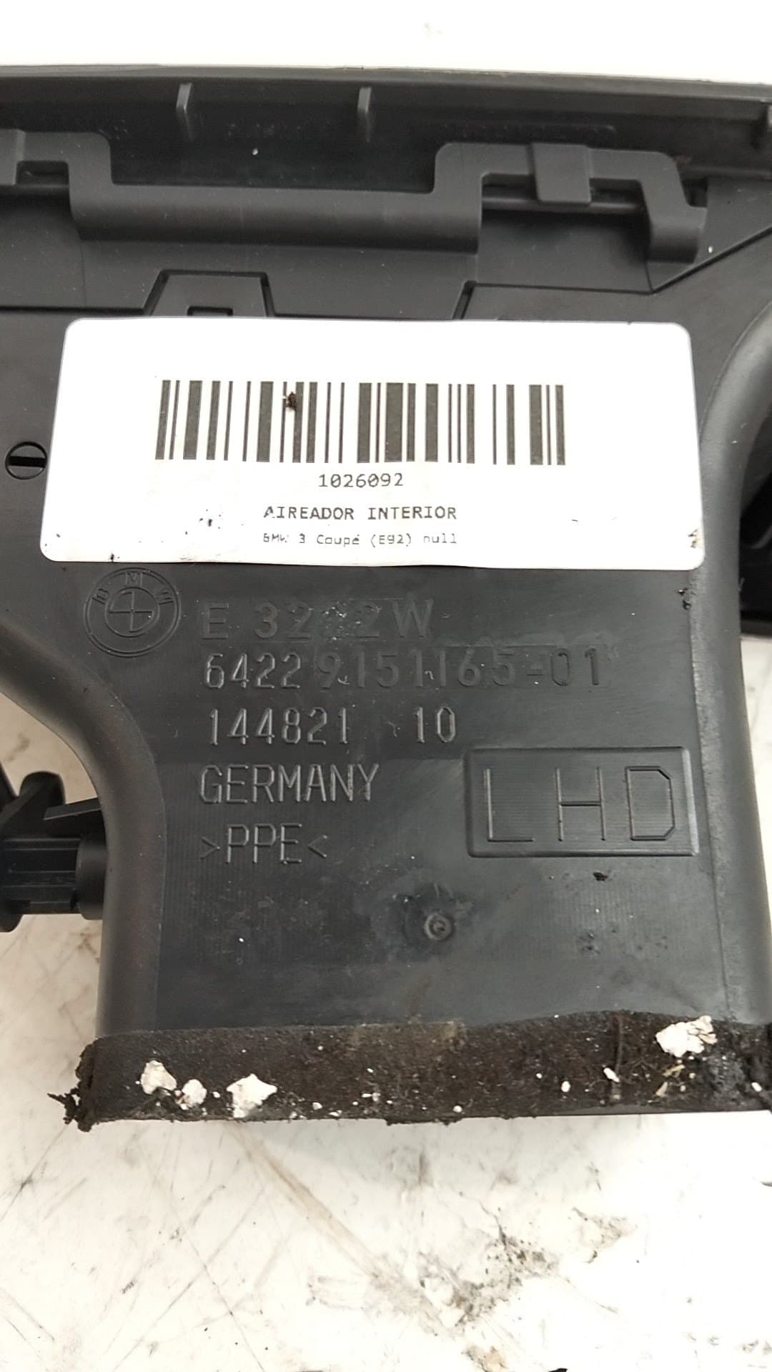 Recambio BMW 3 COUPE (E92) ref. 64229151169 2