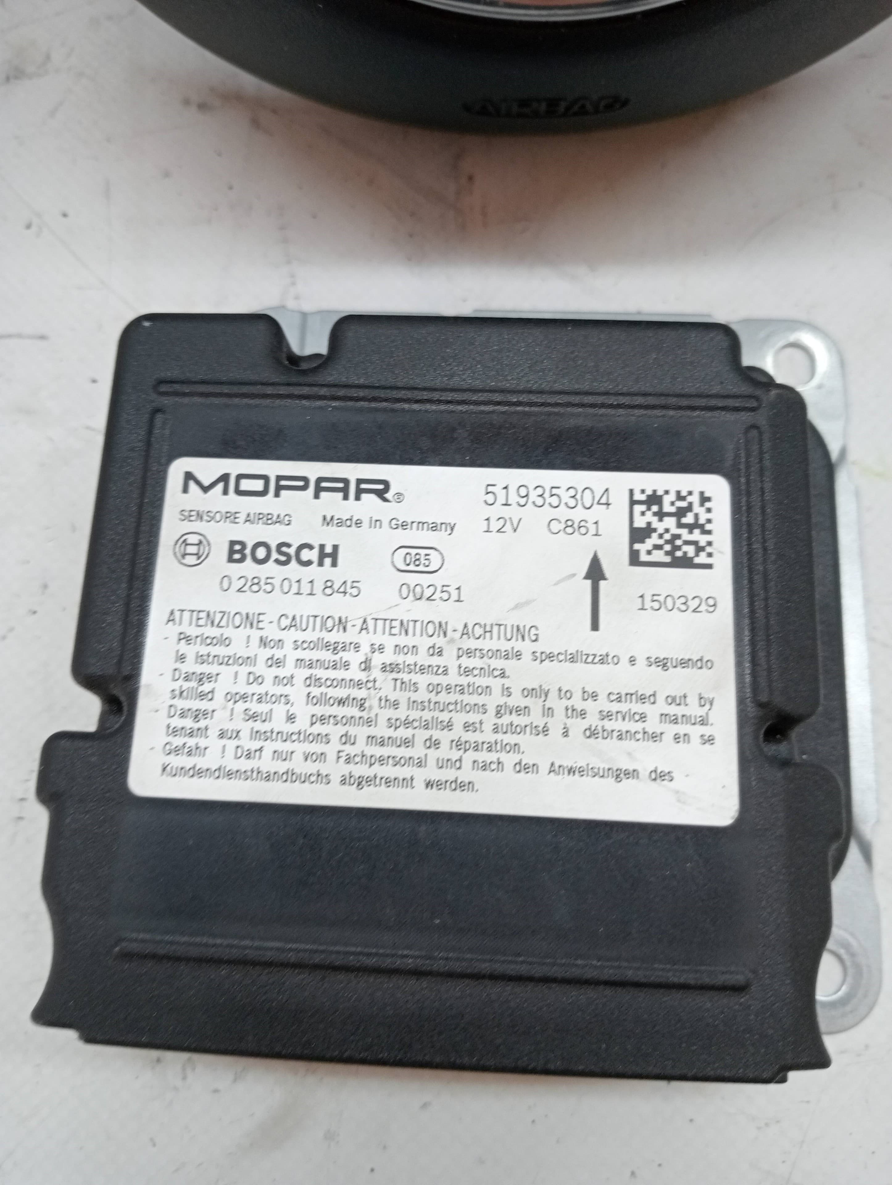 Kit airbag FIAT 500 X (334) 2