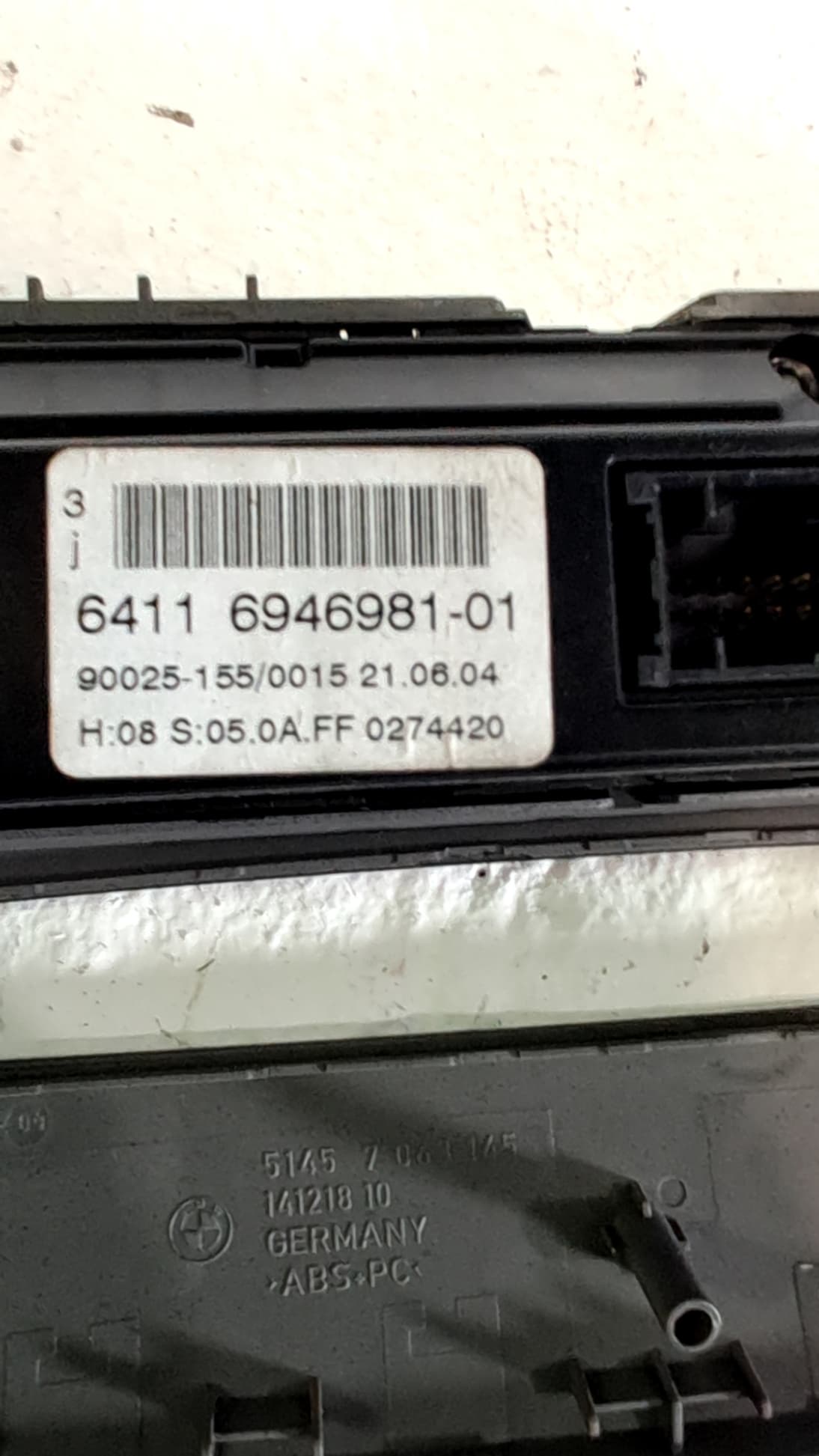 Mando climatizador BMW SERIE 5 BERLINA (E34) 2