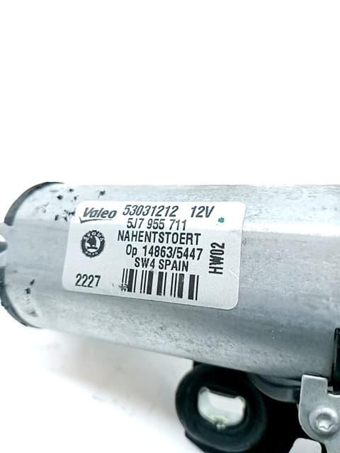 Motor limpia trasero SKODA ROOMSTER (5J7) 2