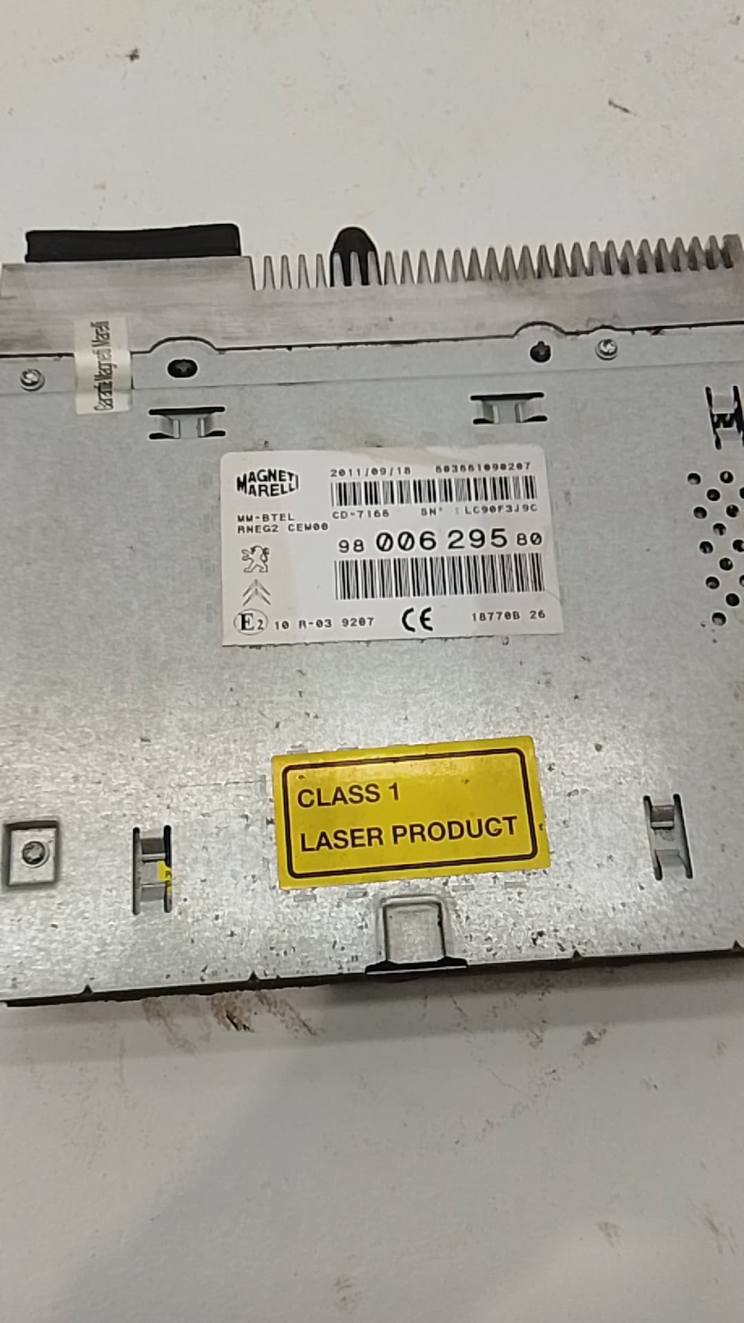 Sistema audio / radio cd CITROEN DS5 4