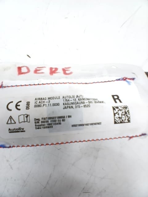 Airbag cortina delantero derecho FIAT 500E 2