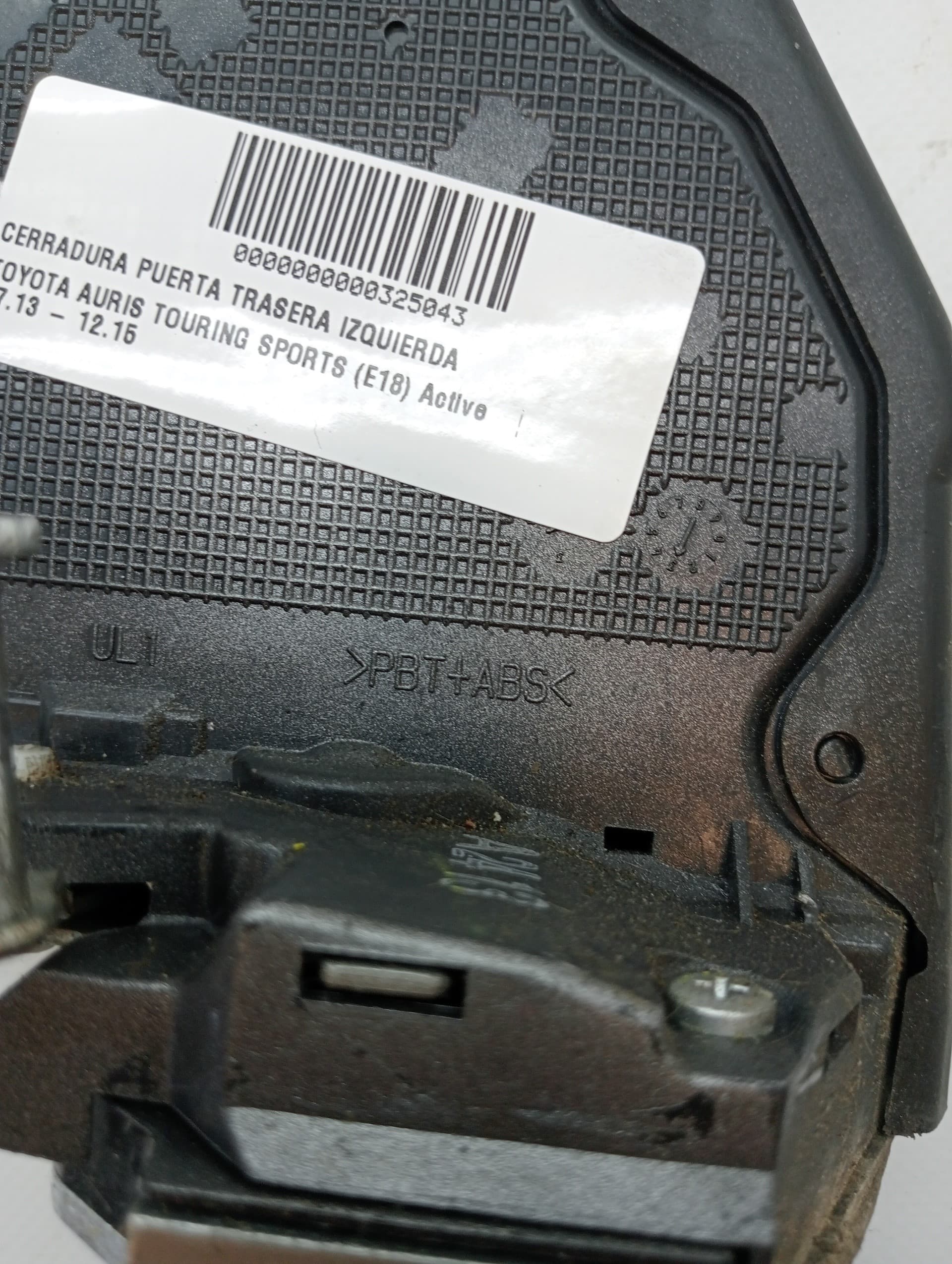 Cerradura puerta trasera izquierda TOYOTA AURIS TOURING SPORTS (E18) 2