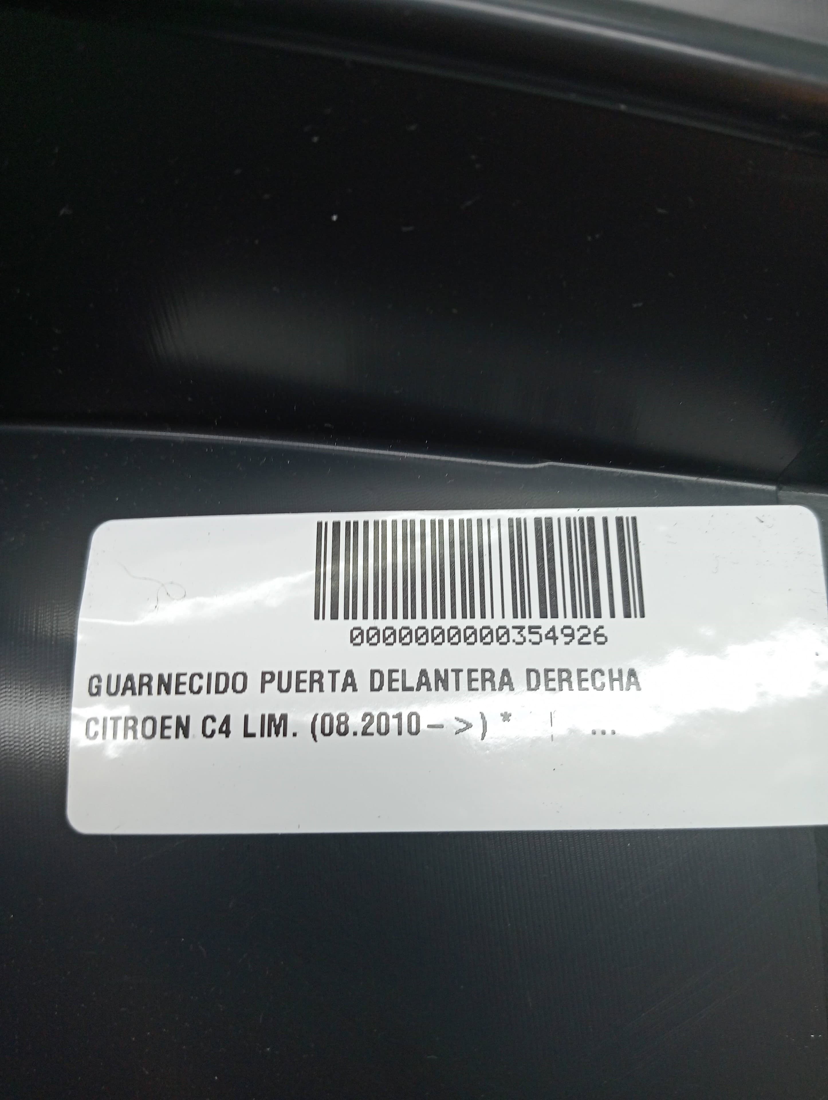 Guarnecido puerta delantera derecha CITROEN CITROËN C4 III (BA_, BB_, BC_) 3