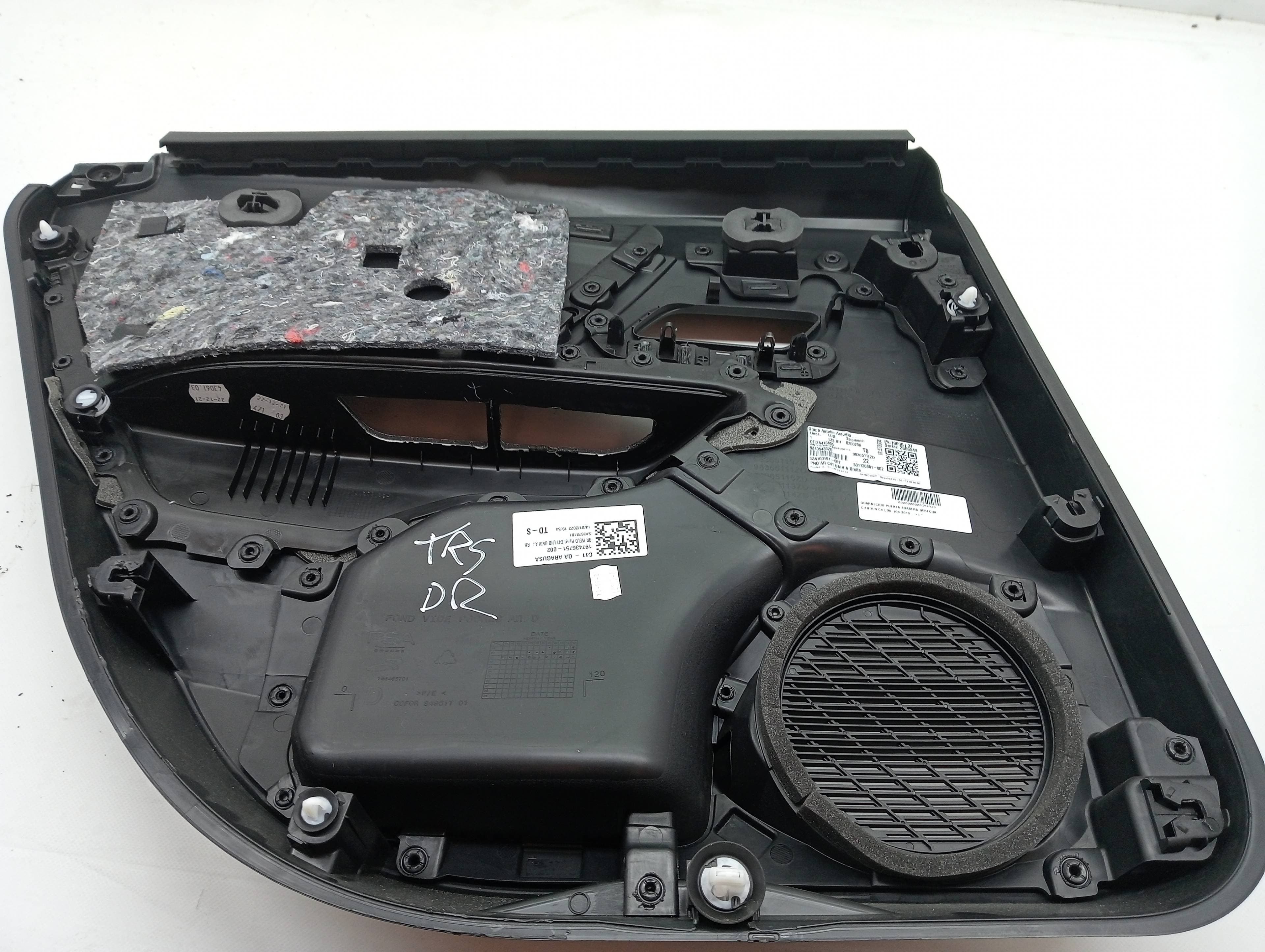 Guarnecido puerta trasera derecha CITROEN CITROËN C4 III (BA_, BB_, BC_) 3
