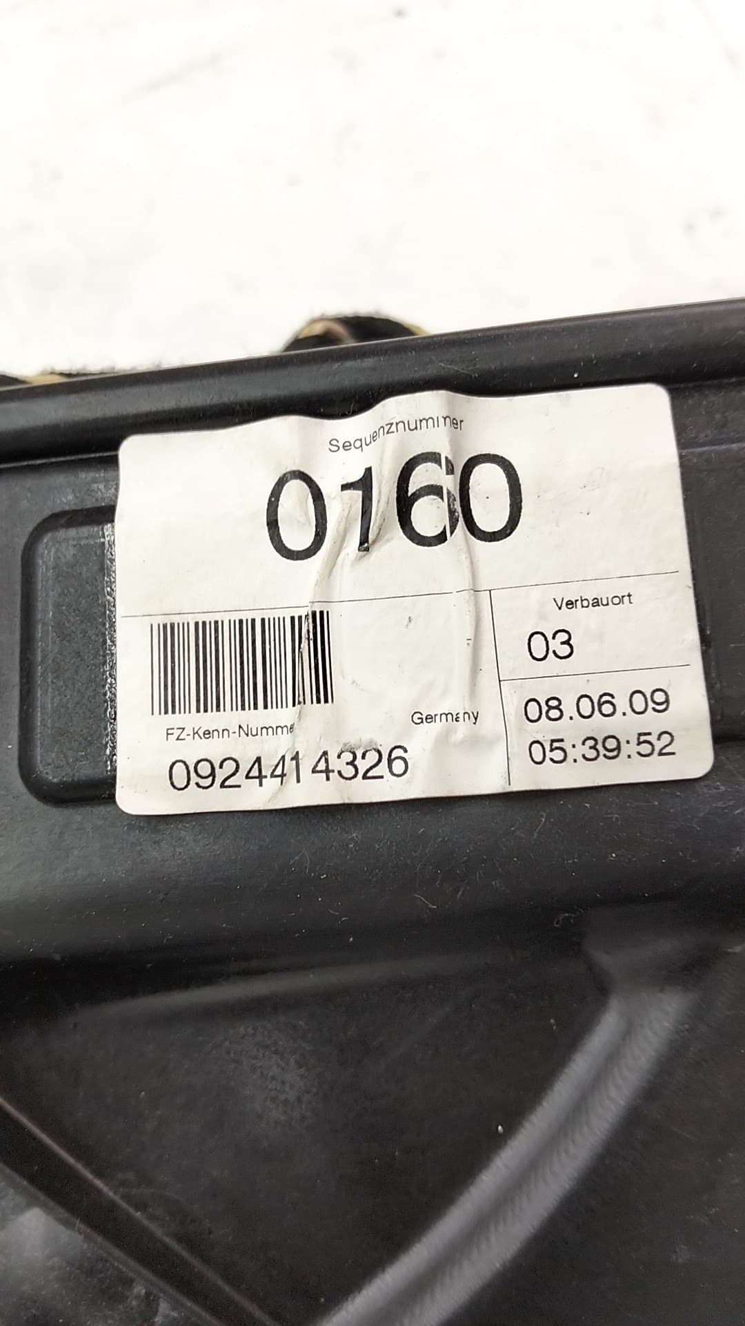 Elevalunas trasero derecho VOLKSWAGEN GOLF V BERLINA (1K1) 4