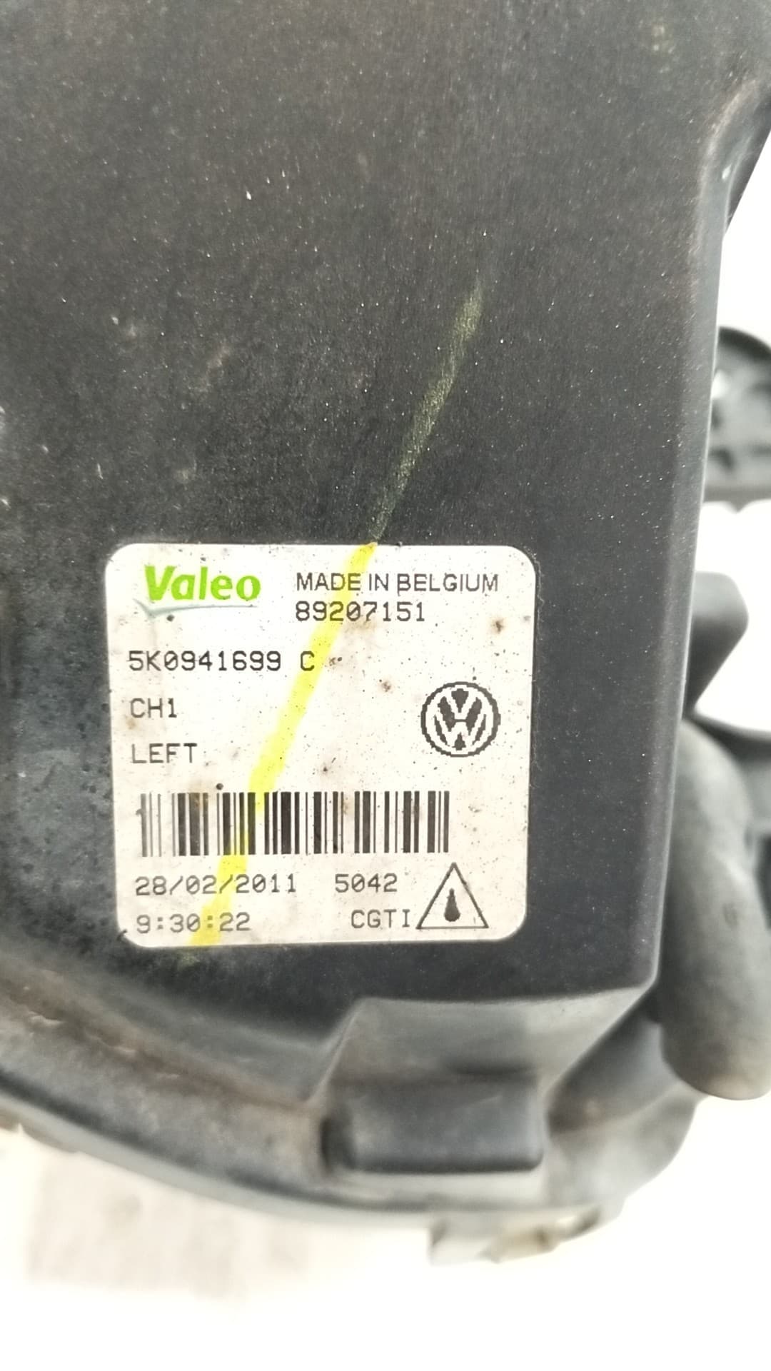 Faro antiniebla izquierdo VOLKSWAGEN GOLF V BERLINA (1K1) 3