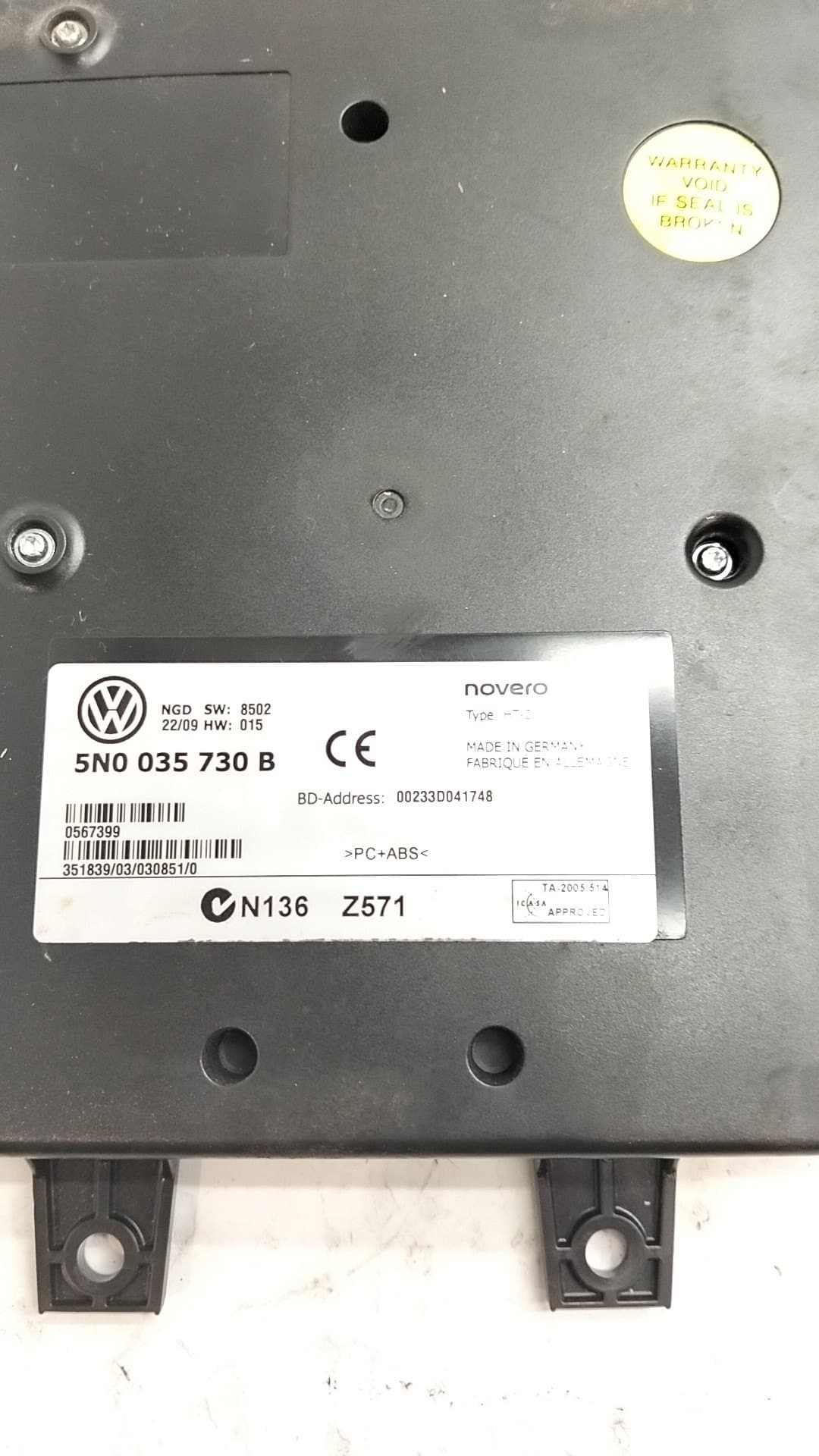 Modulo electronico VOLKSWAGEN GOLF V BERLINA (1K1)